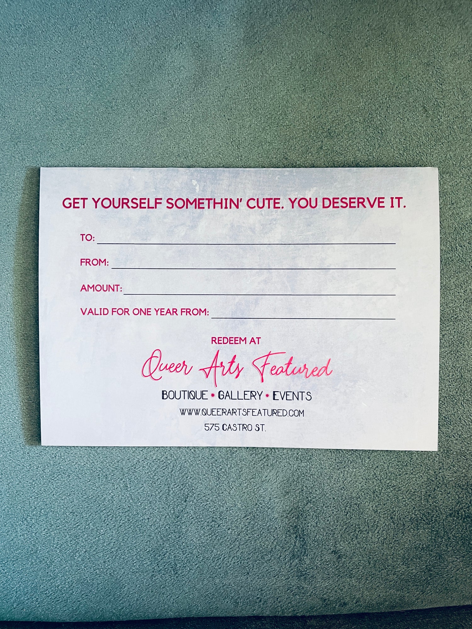 Gift cards