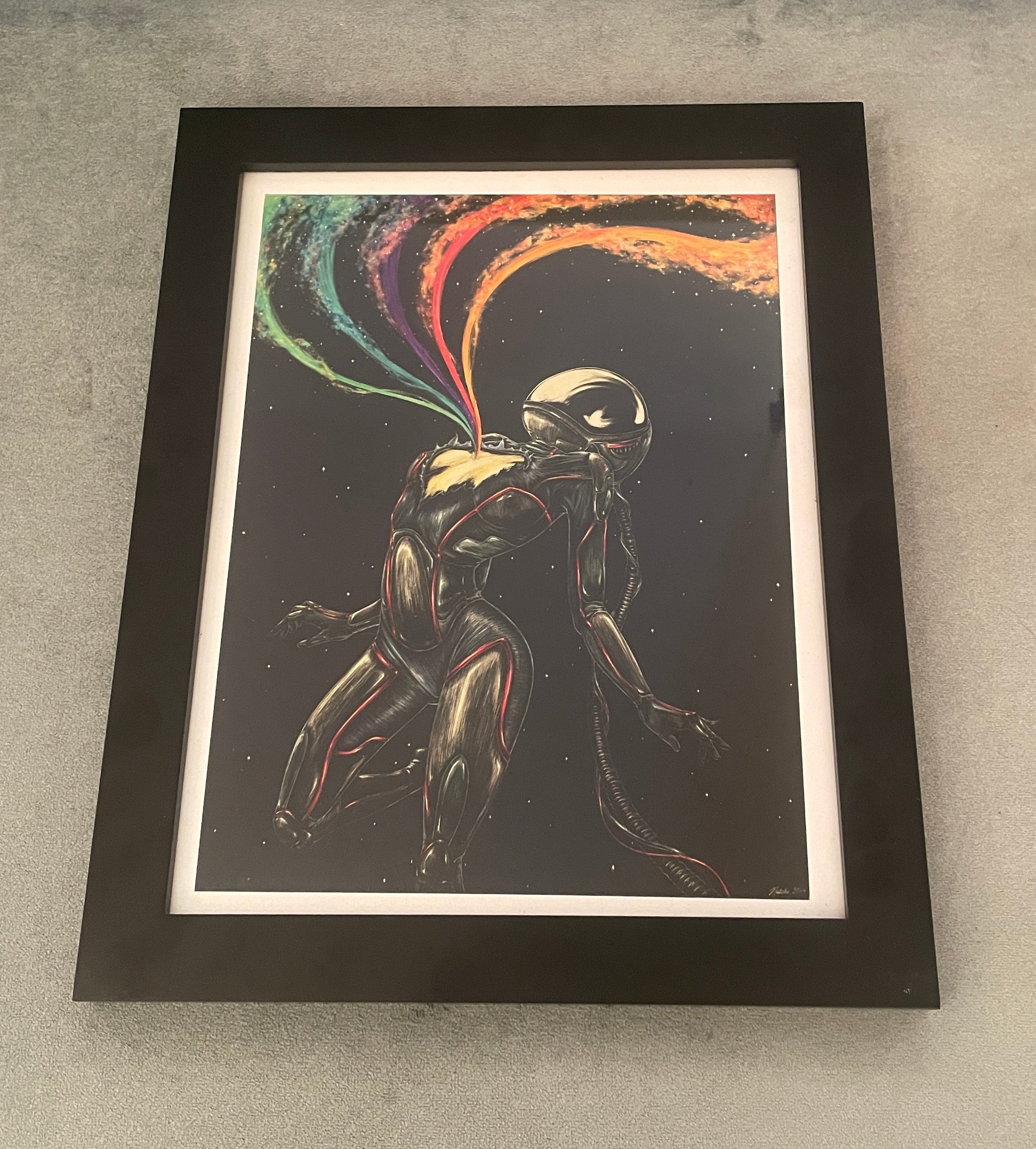 Natalie McKean - ‘I Love You This Much’ framed print