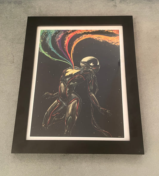 Natalie McKean - ‘I Love You This Much’ framed print