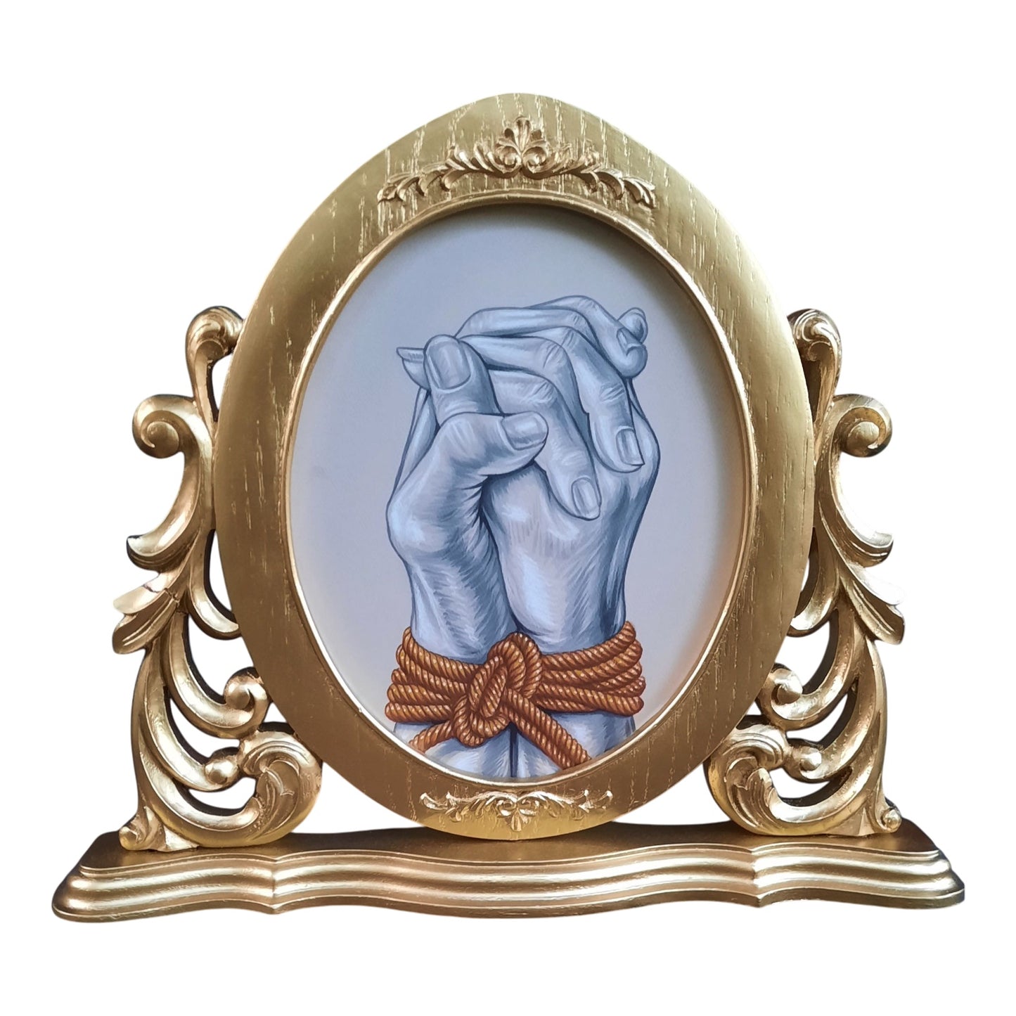 Rhea Adri - Ties That Bind framed drawing print