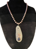 Devlin Shand - vintage face & pearl necklace