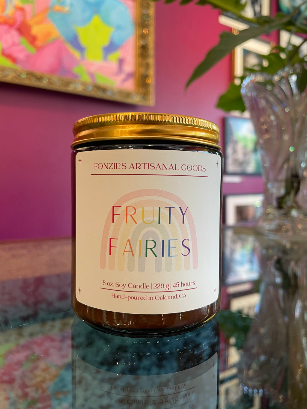 Fonzie’s Artisanal Goods - Amber Jar candles