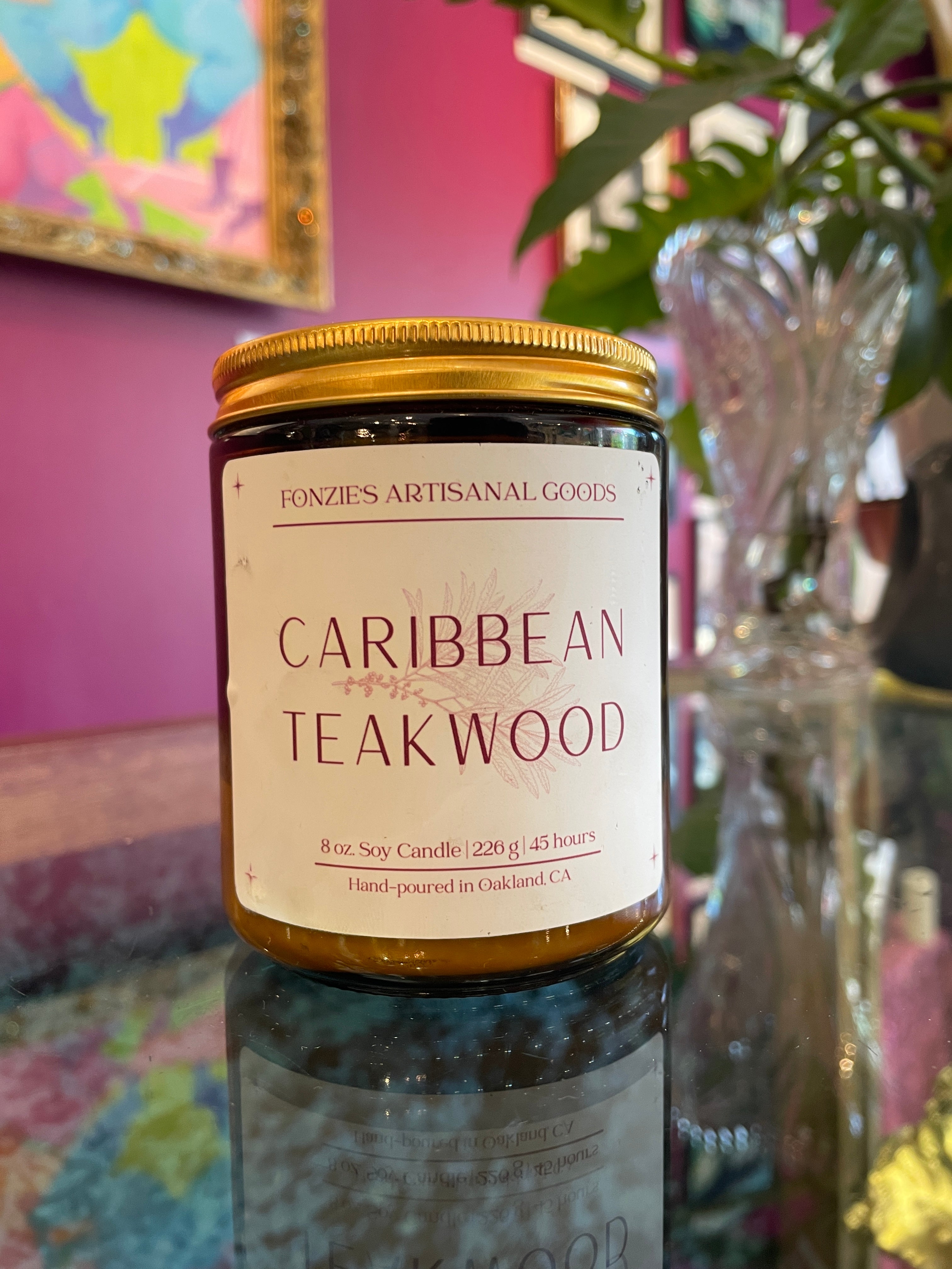 Fonzie’s Artisanal Goods - Amber Jar candles