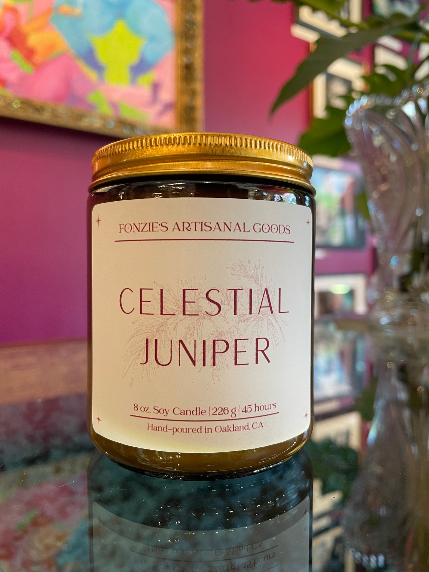 Fonzie’s Artisanal Goods - Amber Jar candles