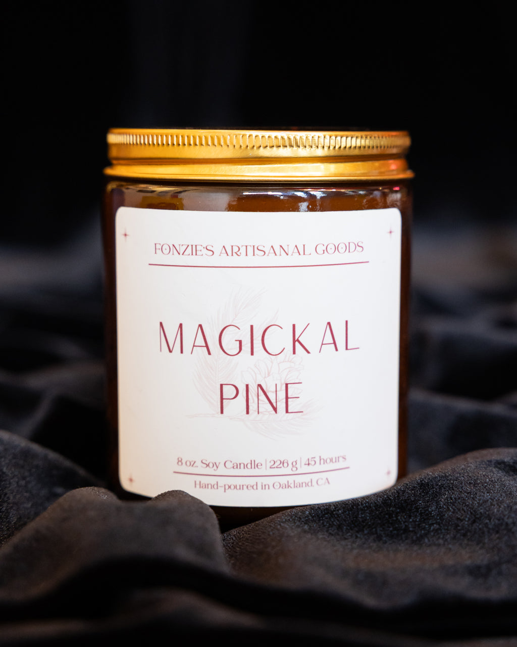 Fonzie’s Artisanal Goods - Amber Jar candles
