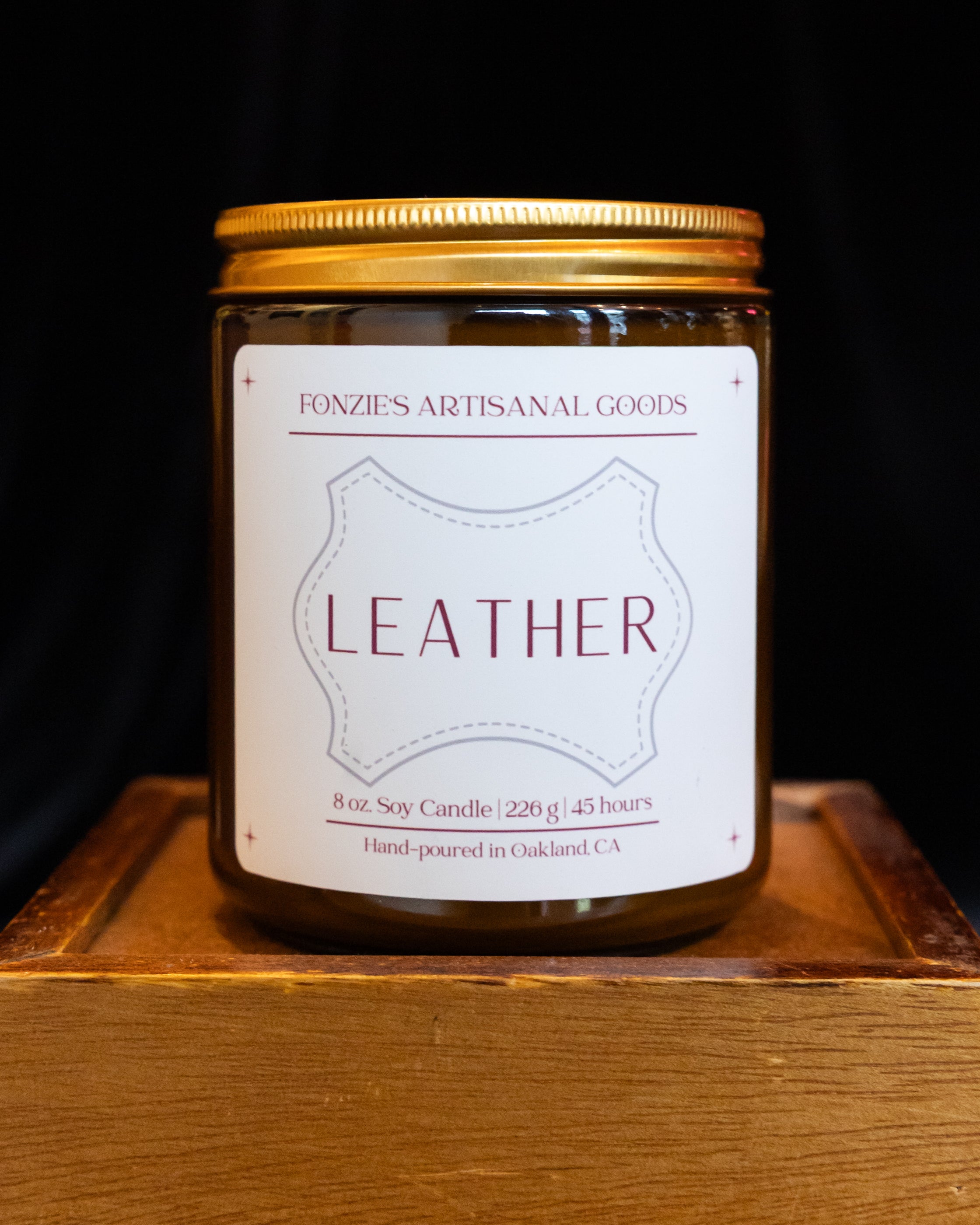 Fonzie’s Artisanal Goods - Amber Jar candles