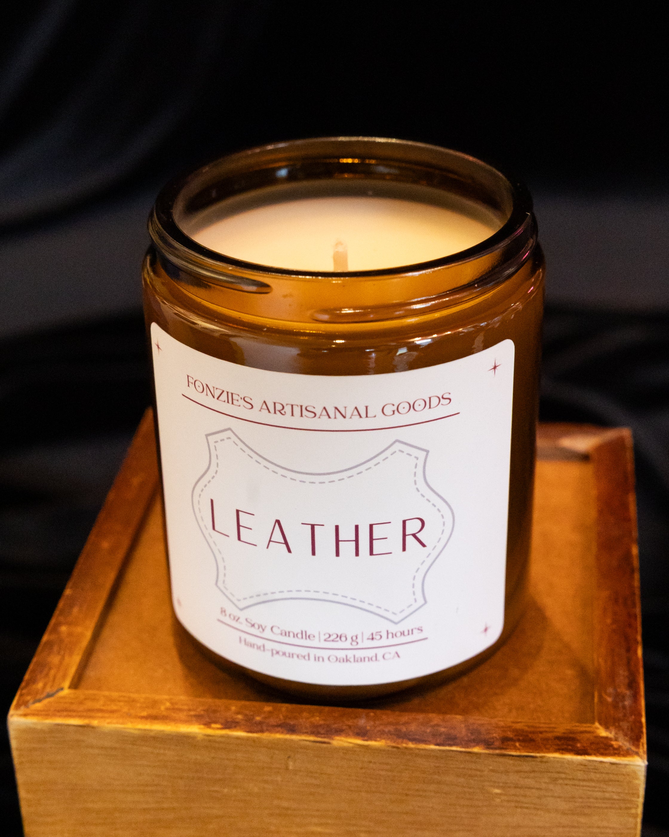 Fonzie’s Artisanal Goods - Amber Jar candles