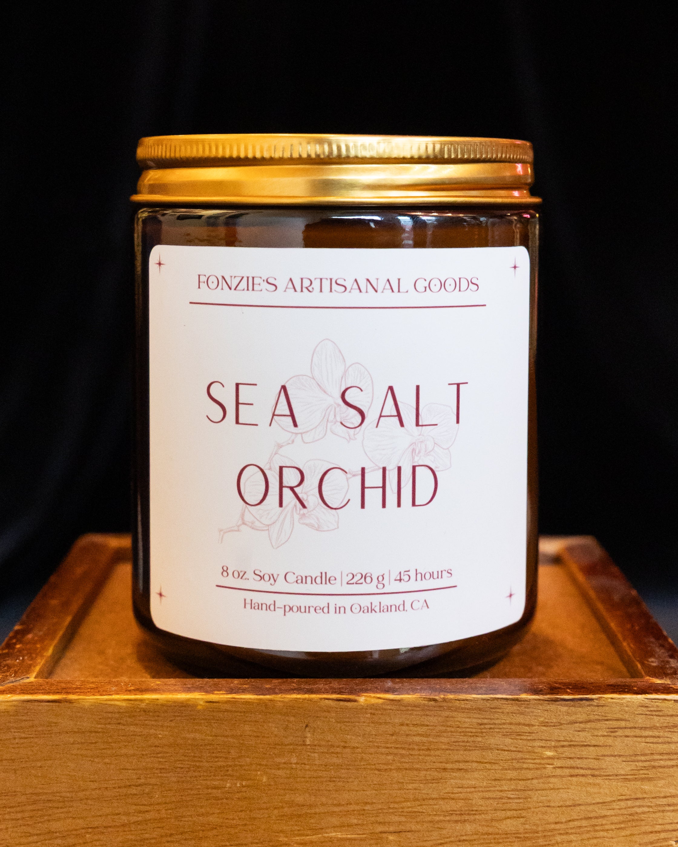 Fonzie’s Artisanal Goods - Amber Jar candles