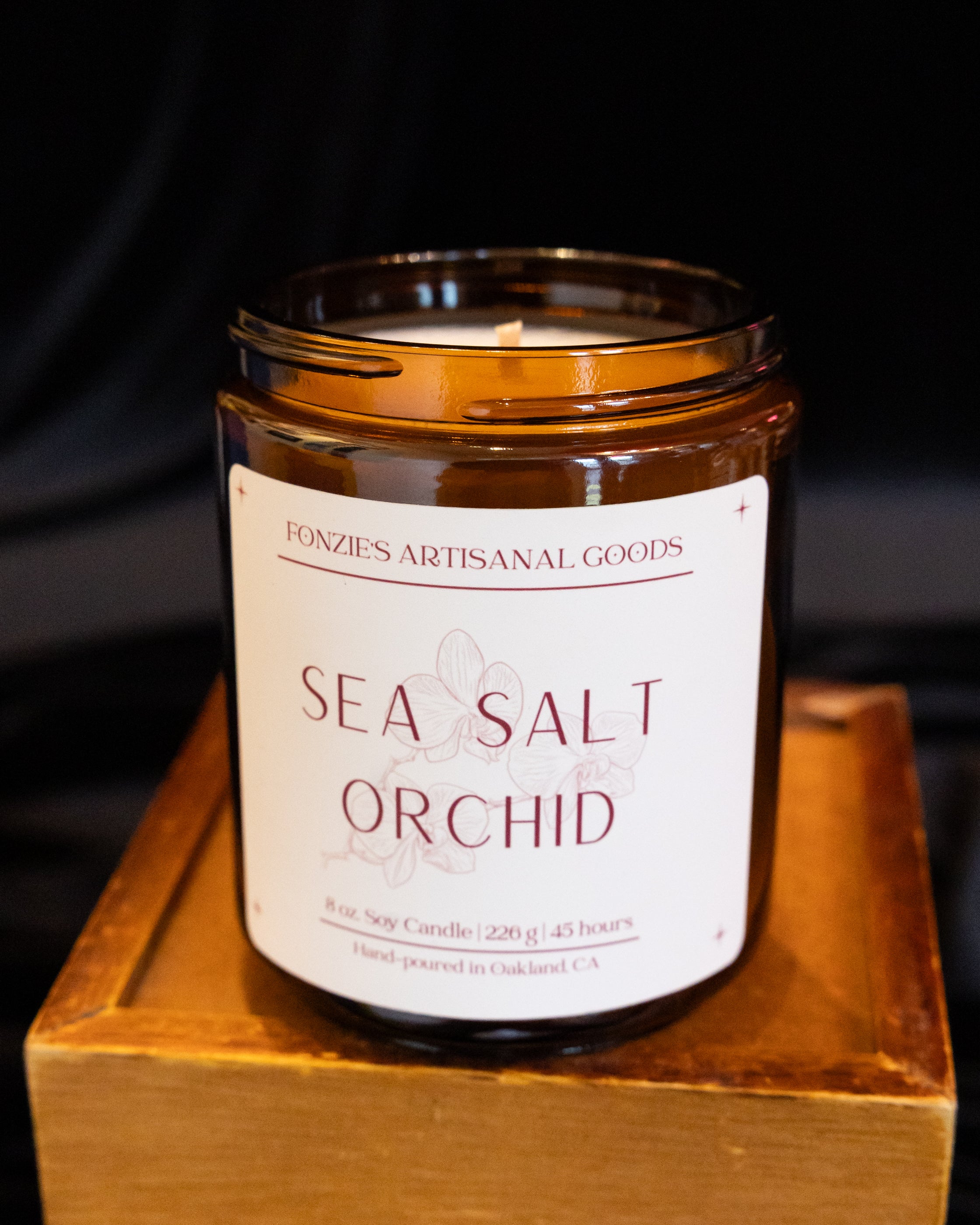 Fonzie’s Artisanal Goods - Amber Jar candles