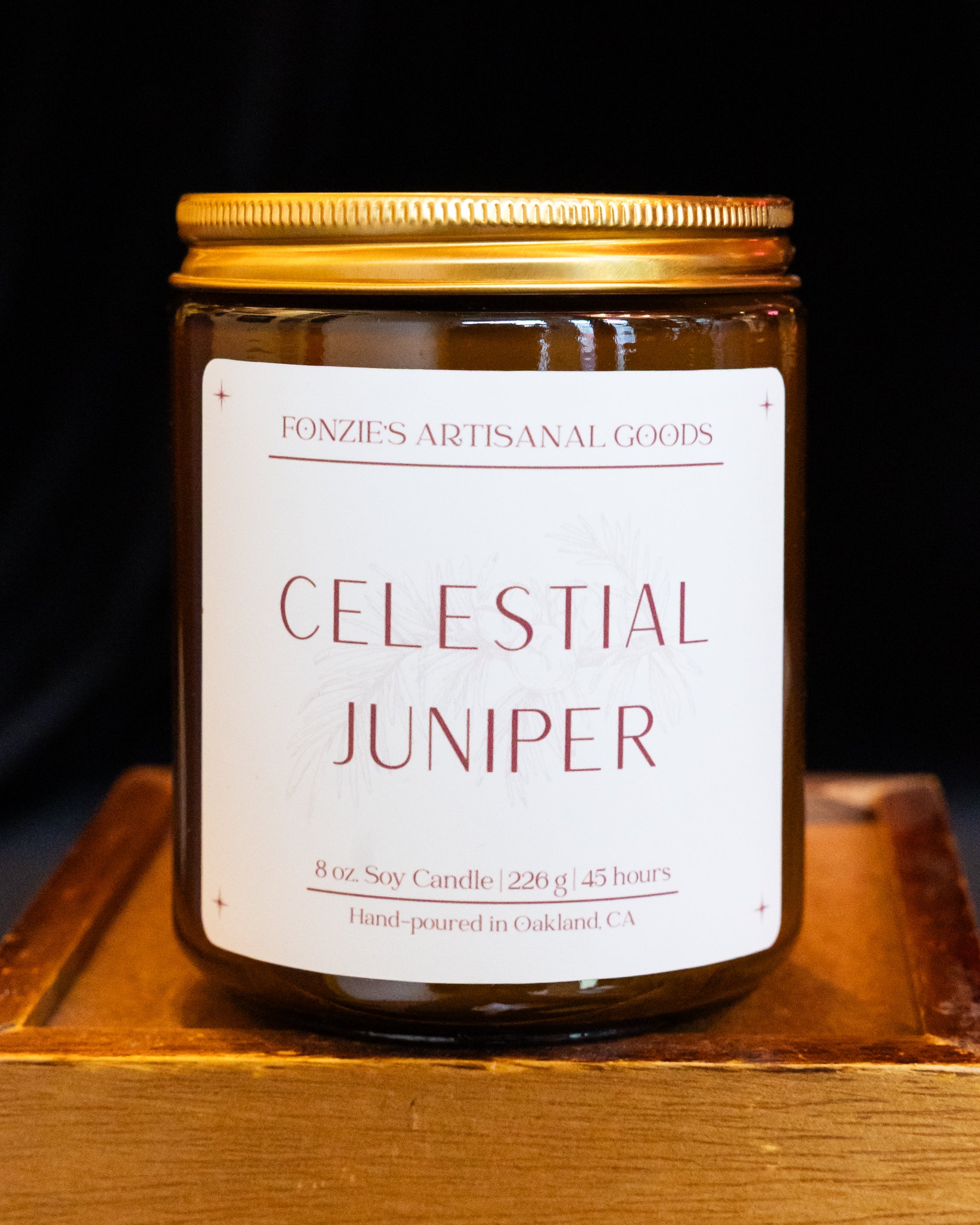 Fonzie’s Artisanal Goods - Amber Jar candles