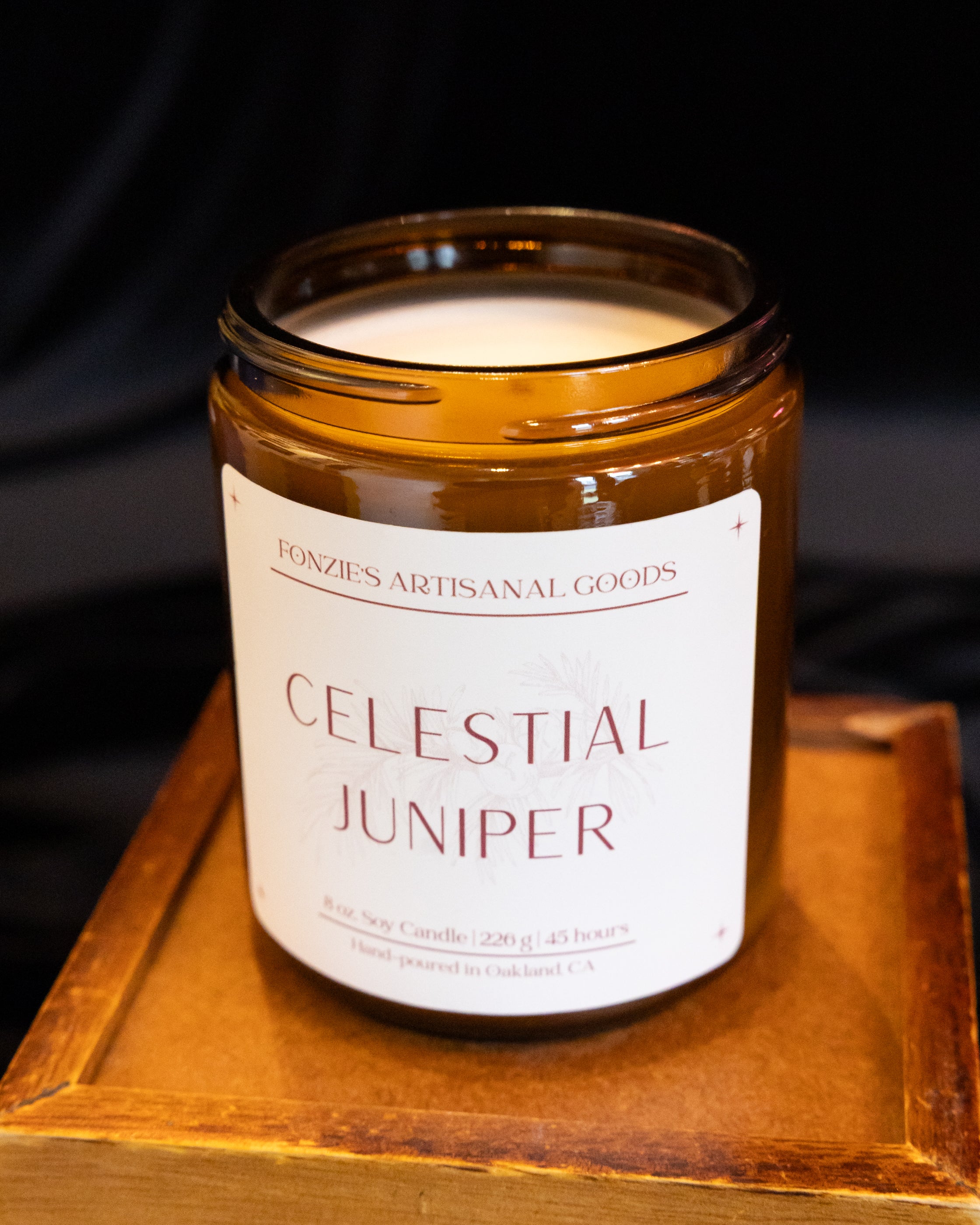 Fonzie’s Artisanal Goods - Amber Jar candles
