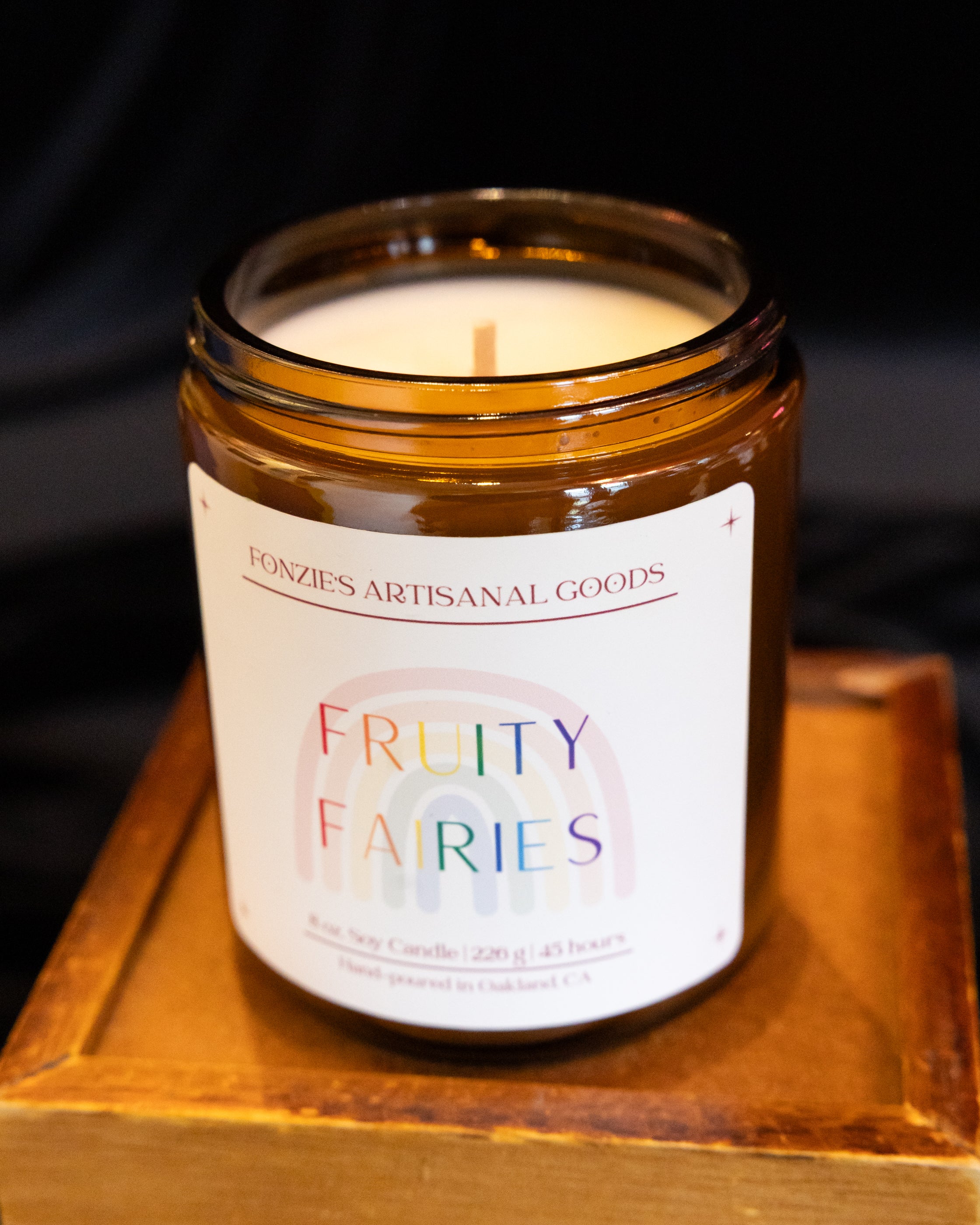 Fonzie’s Artisanal Goods - Amber Jar candles