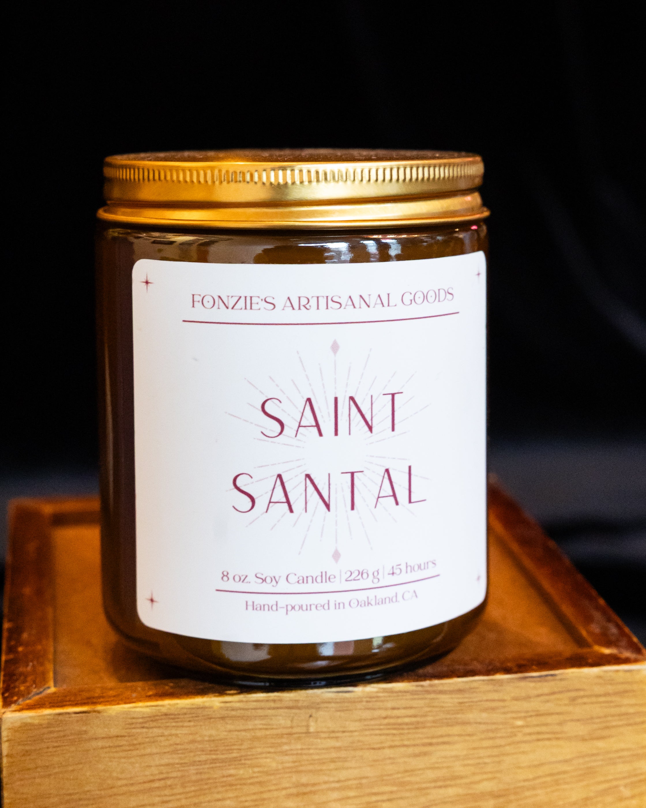 Fonzie’s Artisanal Goods - Amber Jar candles