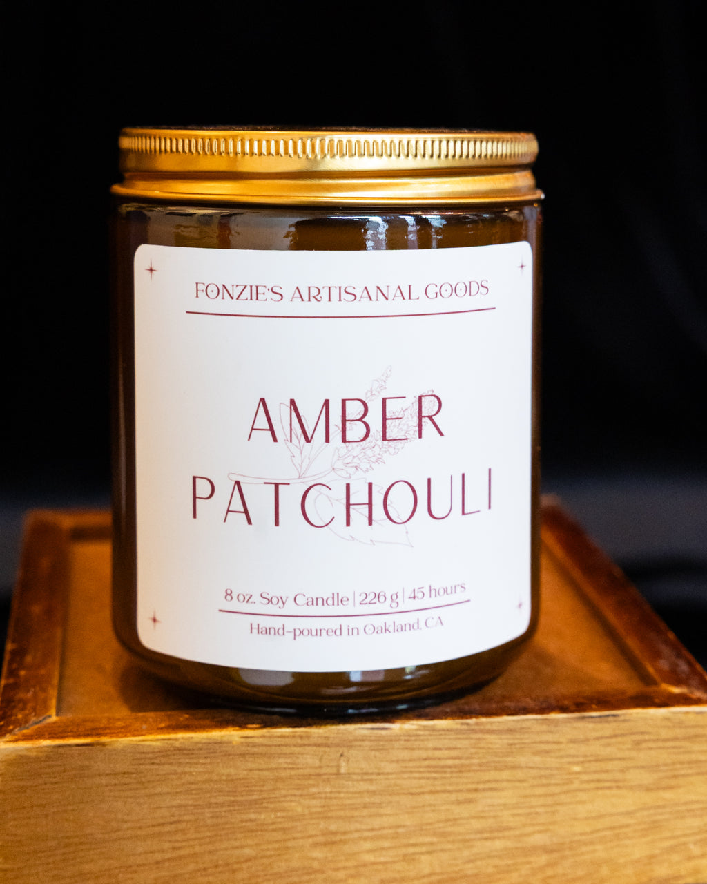 Fonzie’s Artisanal Goods - Amber Jar candles
