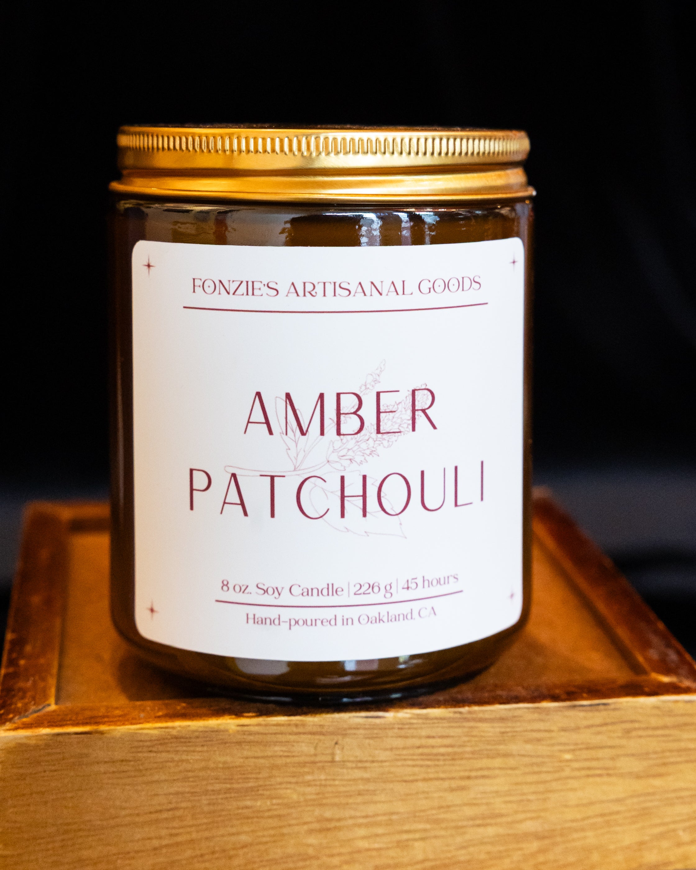 Fonzie’s Artisanal Goods - Amber Jar candles