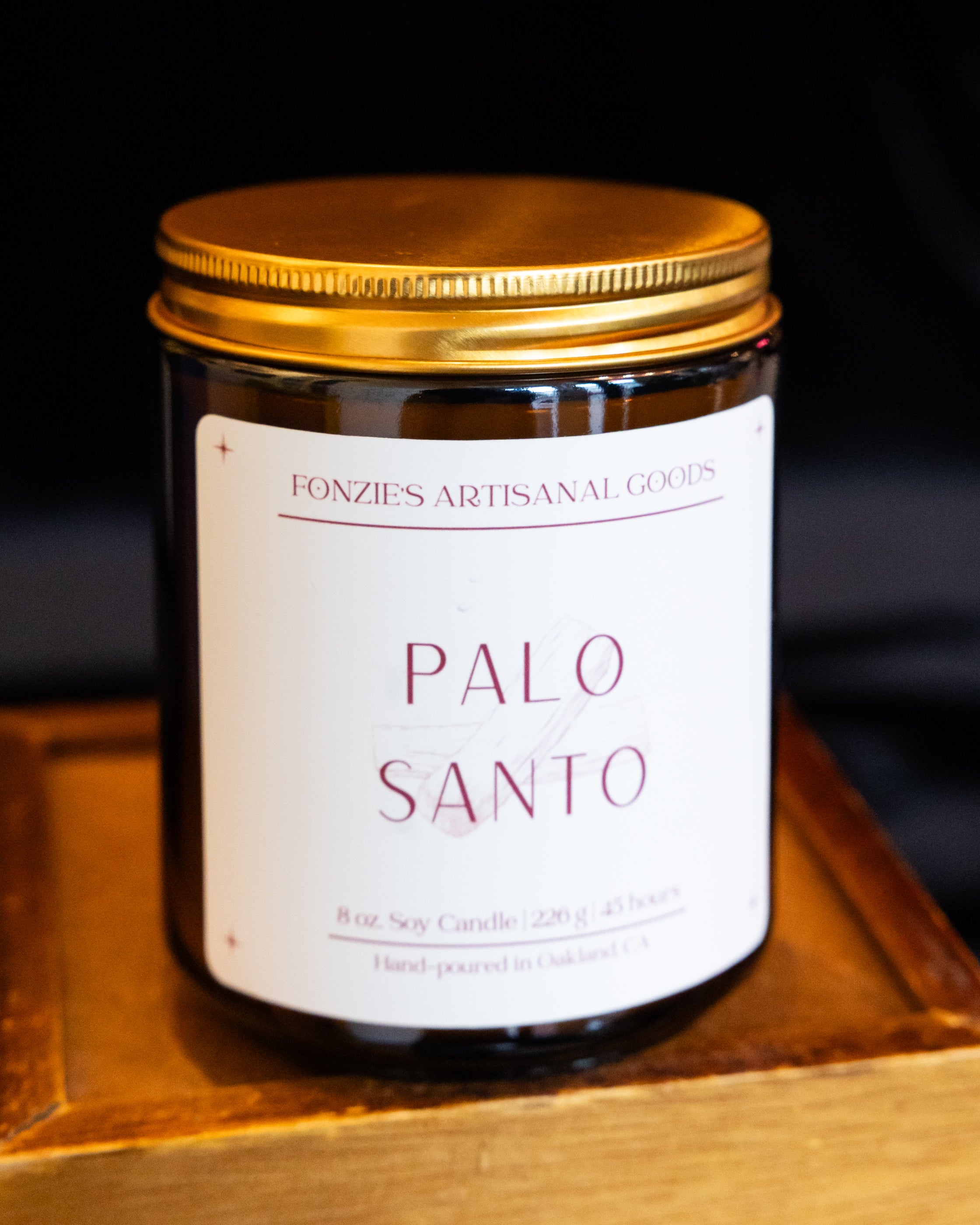 Fonzie’s Artisanal Goods - Amber Jar candles