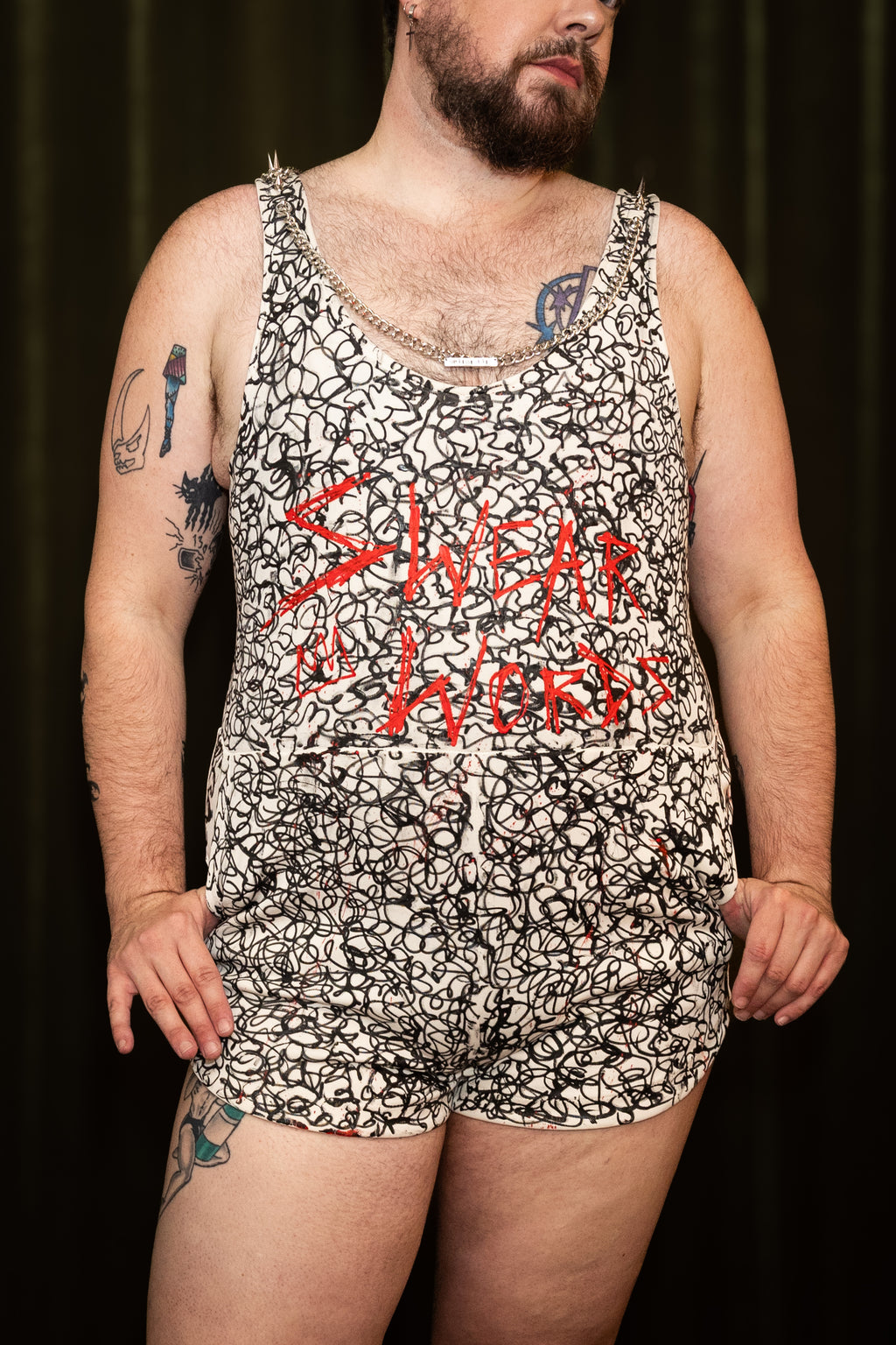 Eluterio Lopez - The Swear Words Romper