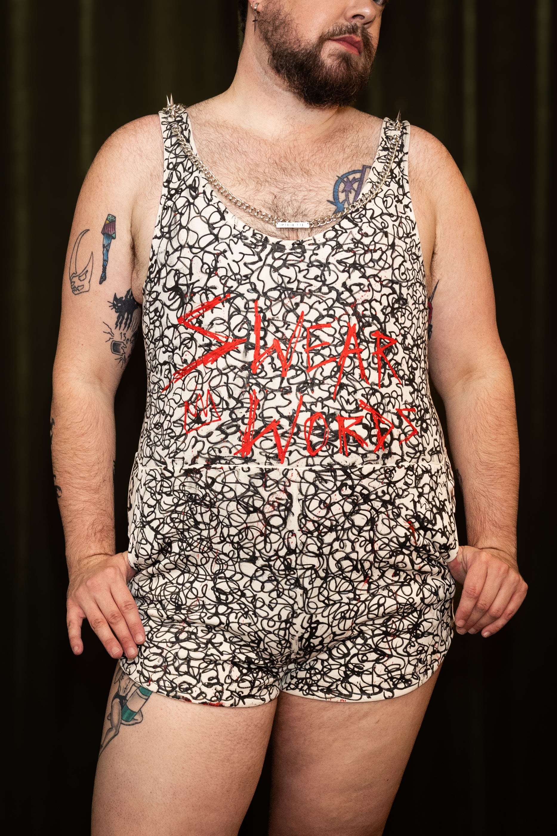 Eluterio Lopez - The Swear Words Romper