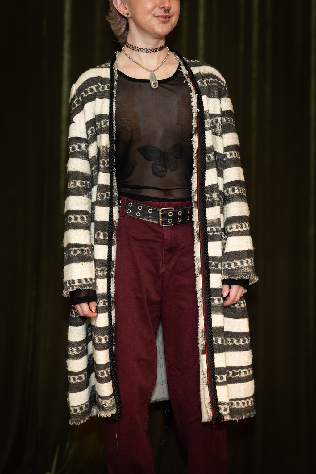 Eluterio Lopez - Chain print Coat