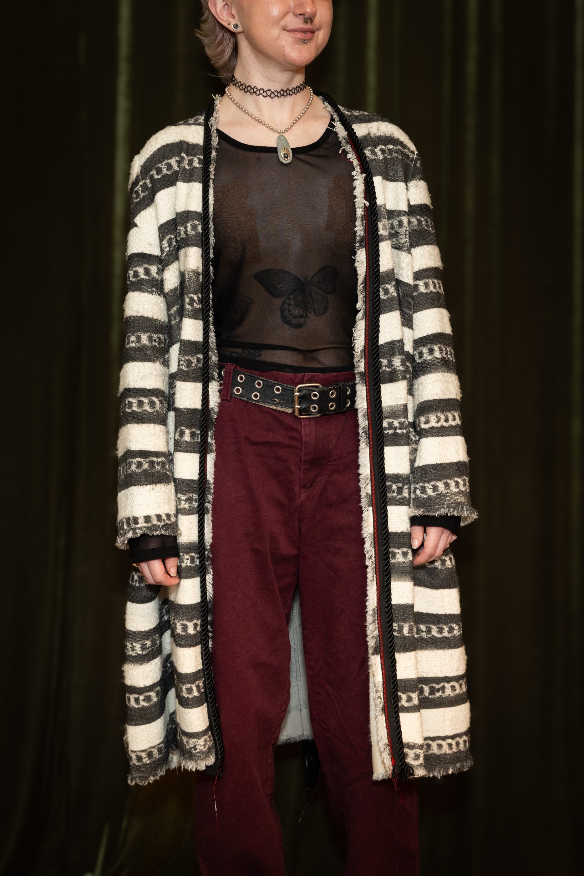 Eluterio Lopez - Chain print Coat