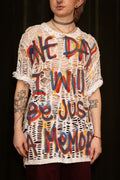 Eluterio Lopez - One Day I Will Be Just a Memory distressed tee