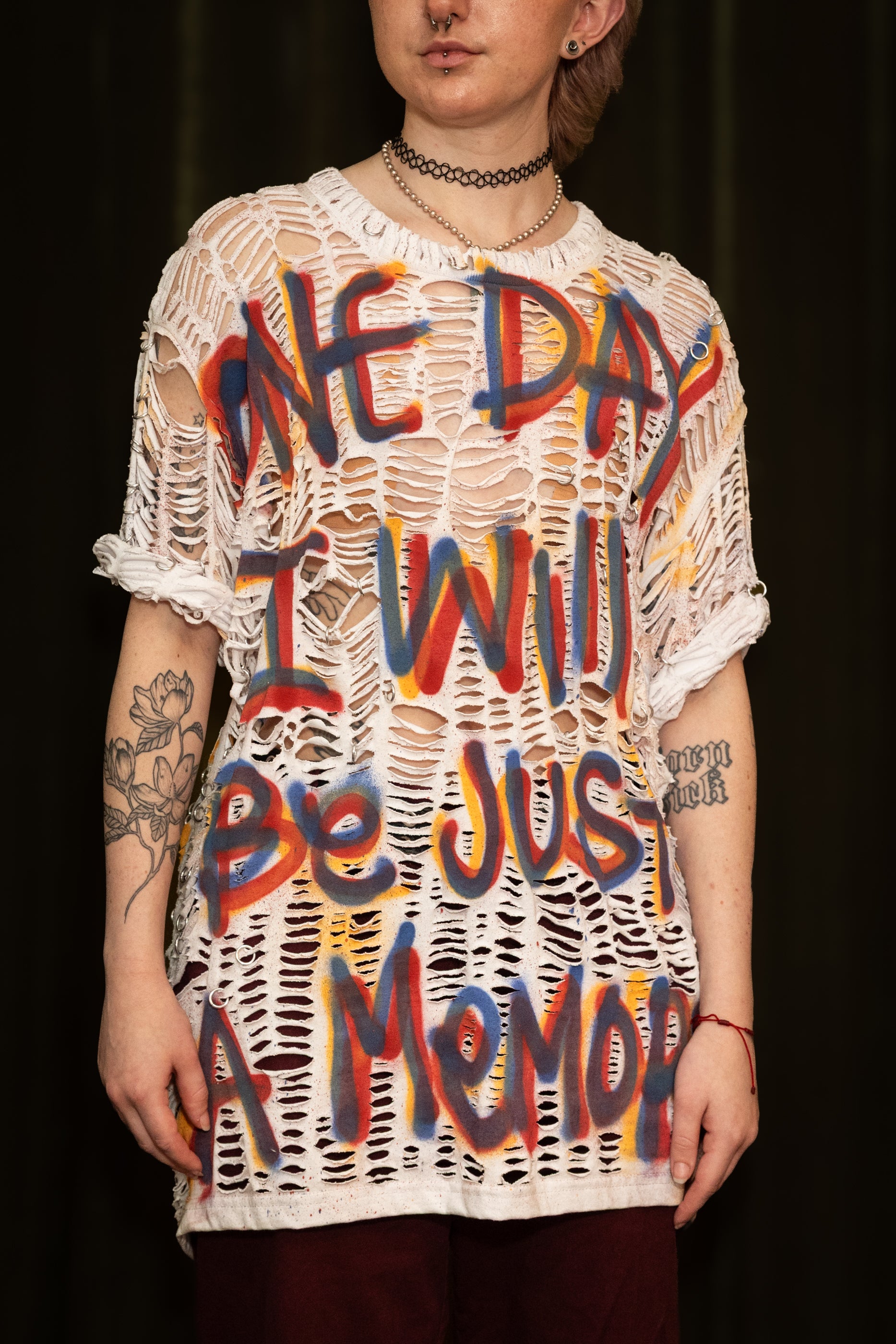 Eluterio Lopez - One Day I Will Be Just a Memory distressed tee