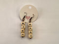 Izzy Delan - Wooden Letterblock earrings