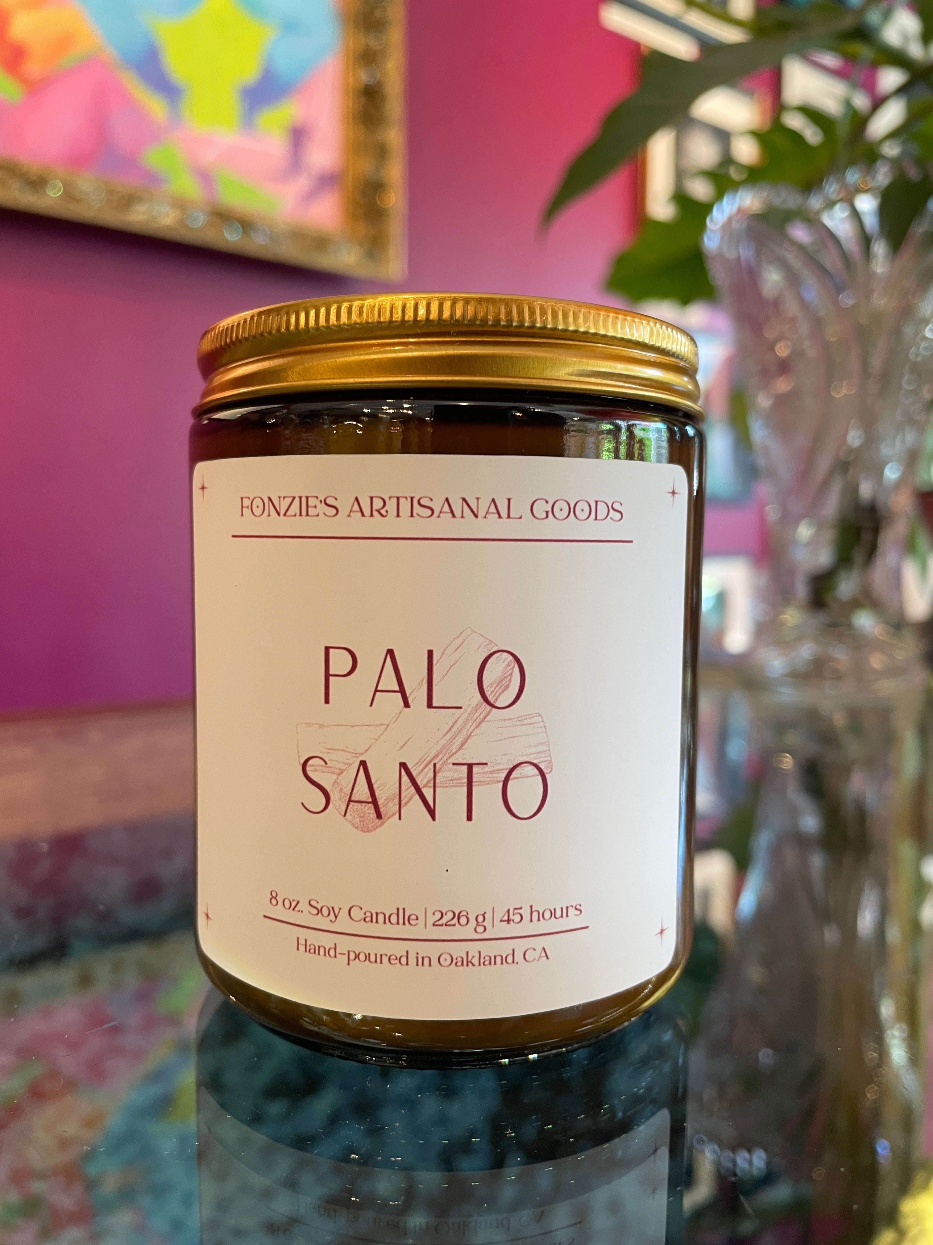 Fonzie’s Artisanal Goods - Amber Jar candles