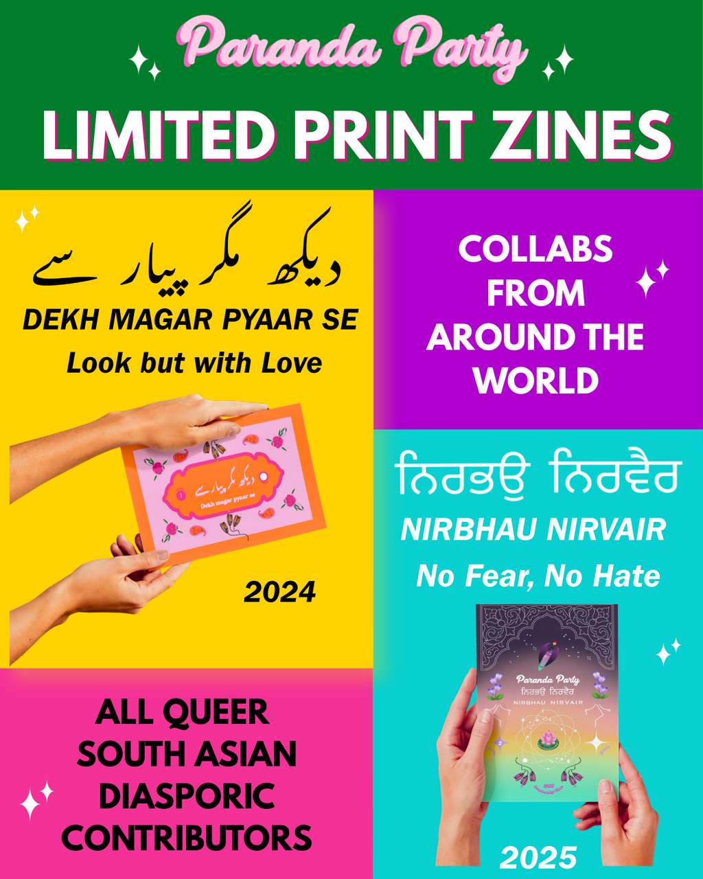 Paranda Party 2025: Nirbhau Nirvair Zine