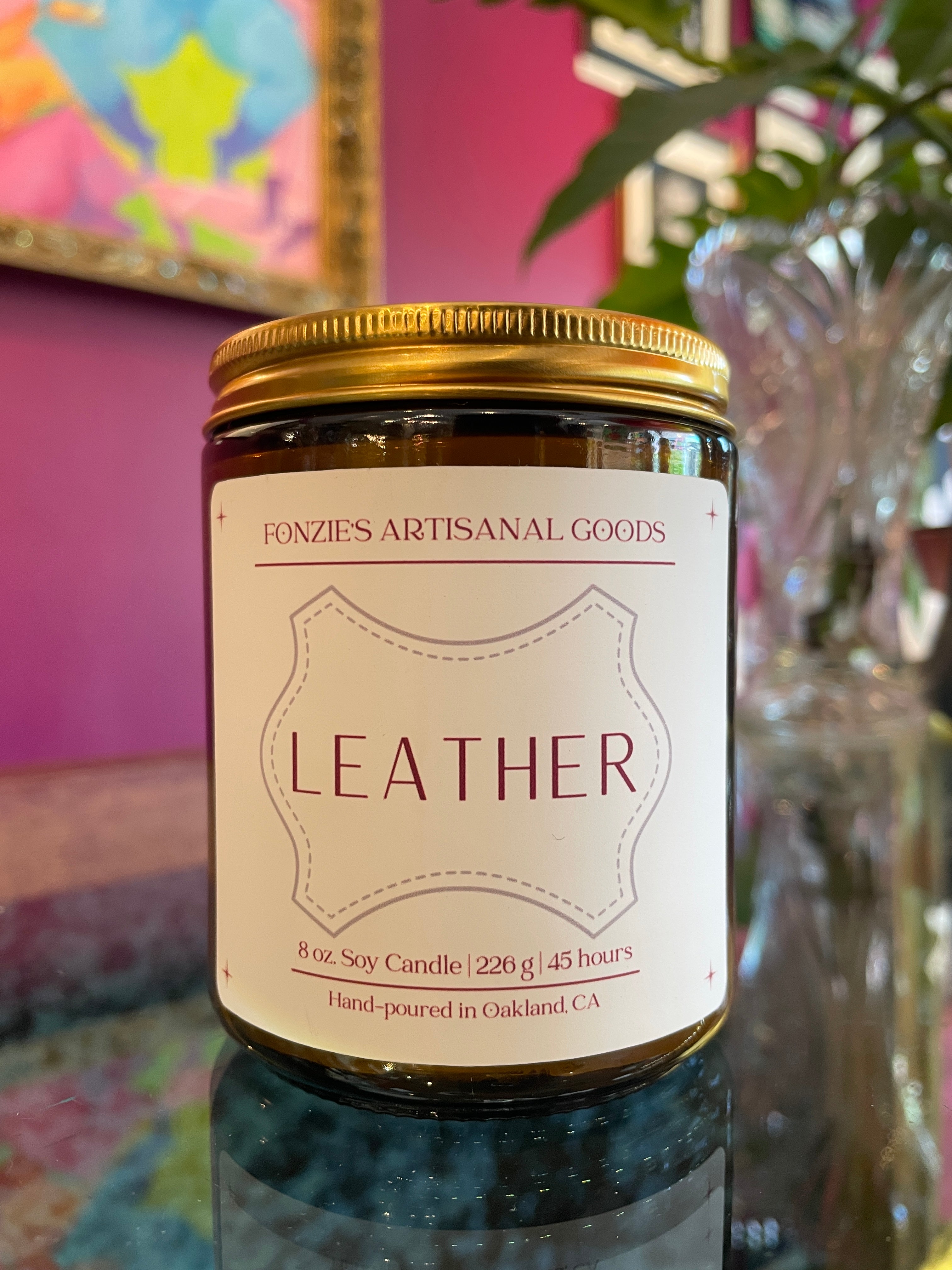 Fonzie’s Artisanal Goods - Amber Jar candles