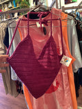 Nic Sommerfeld Crocheted  Heart Halter Top