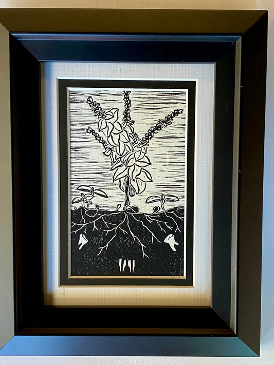 Ray Gonzalez - Small Relief Prints Framed