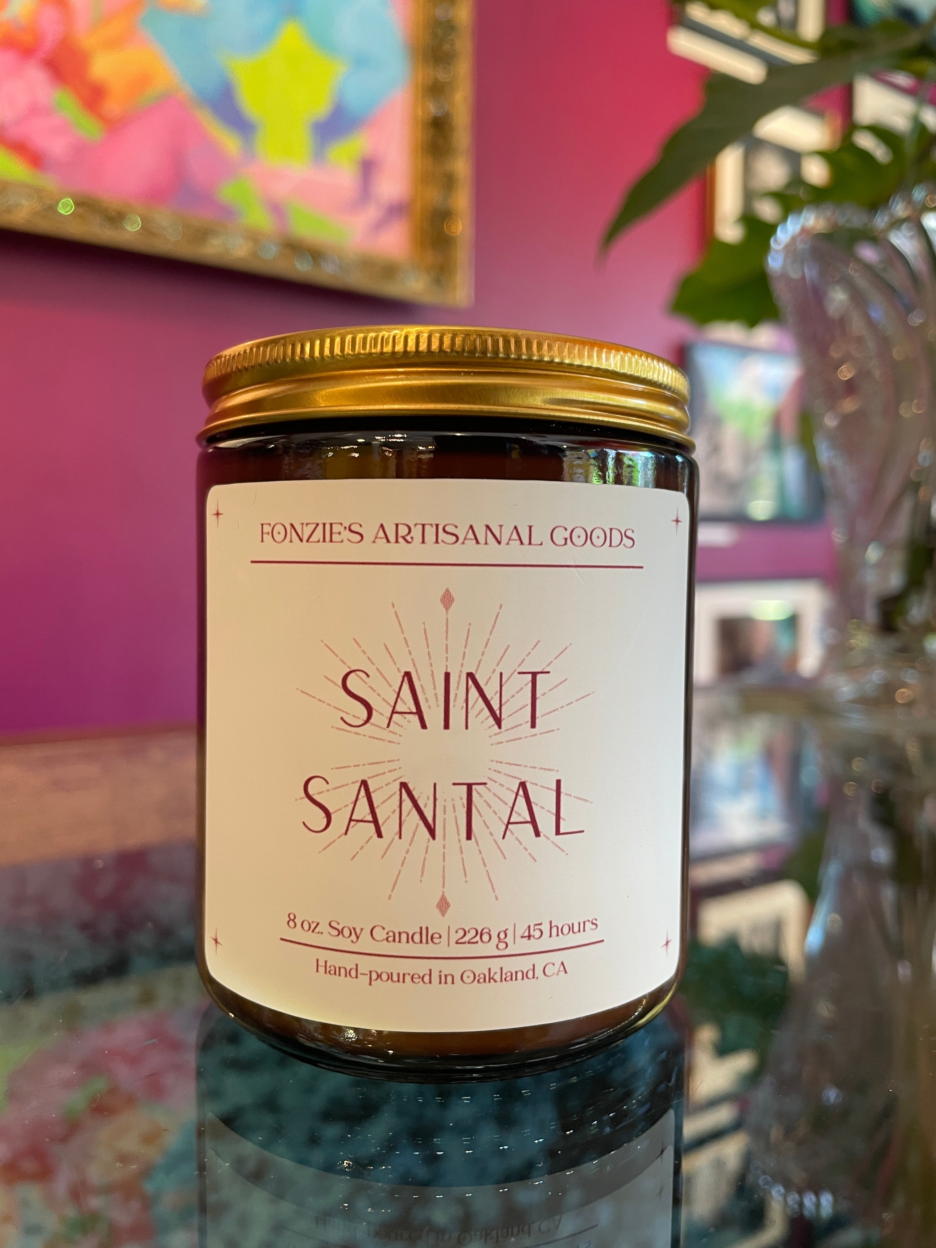 Fonzie’s Artisanal Goods - Amber Jar candles