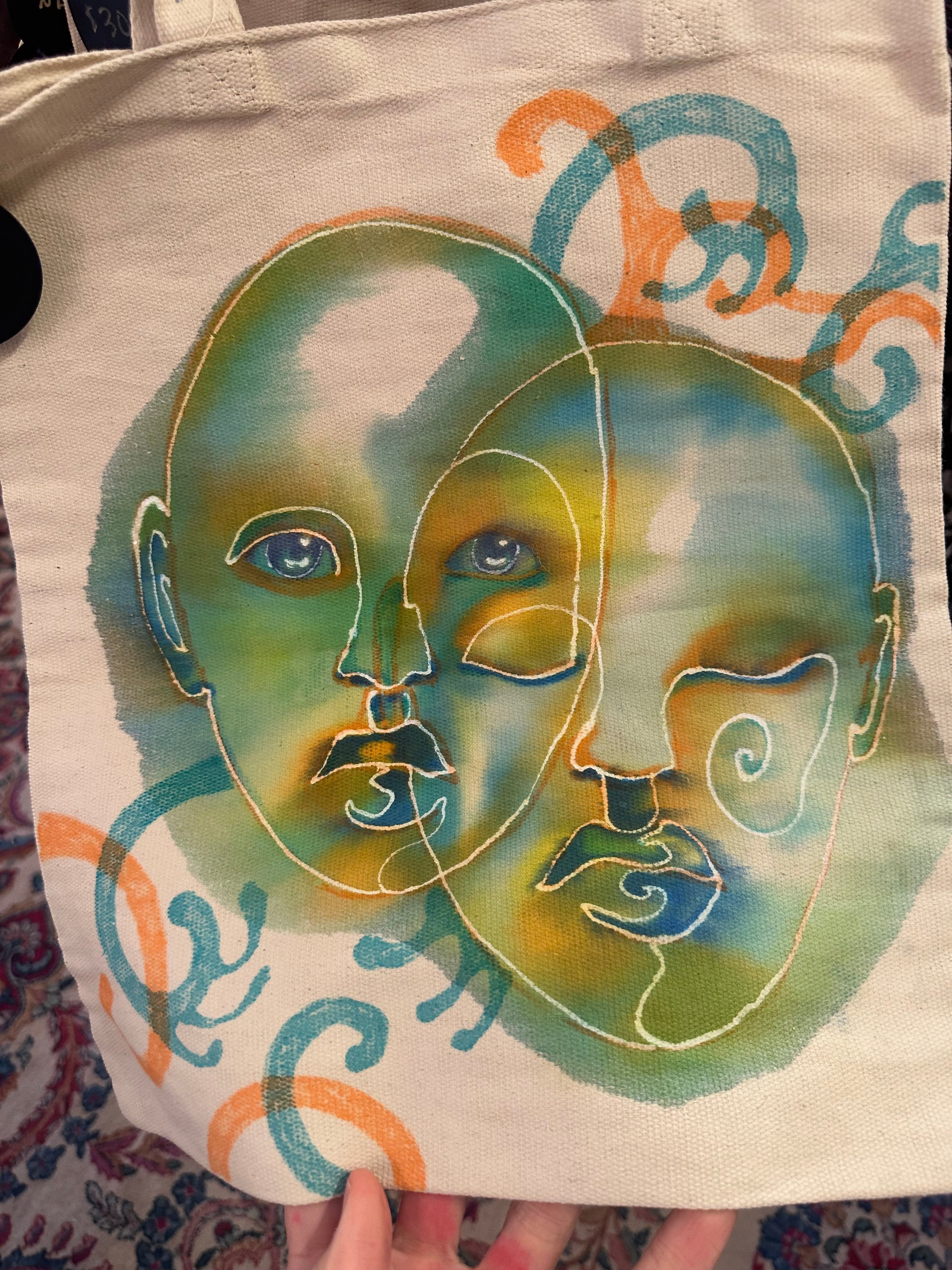 Nic Hampton - Face Tote Bag
