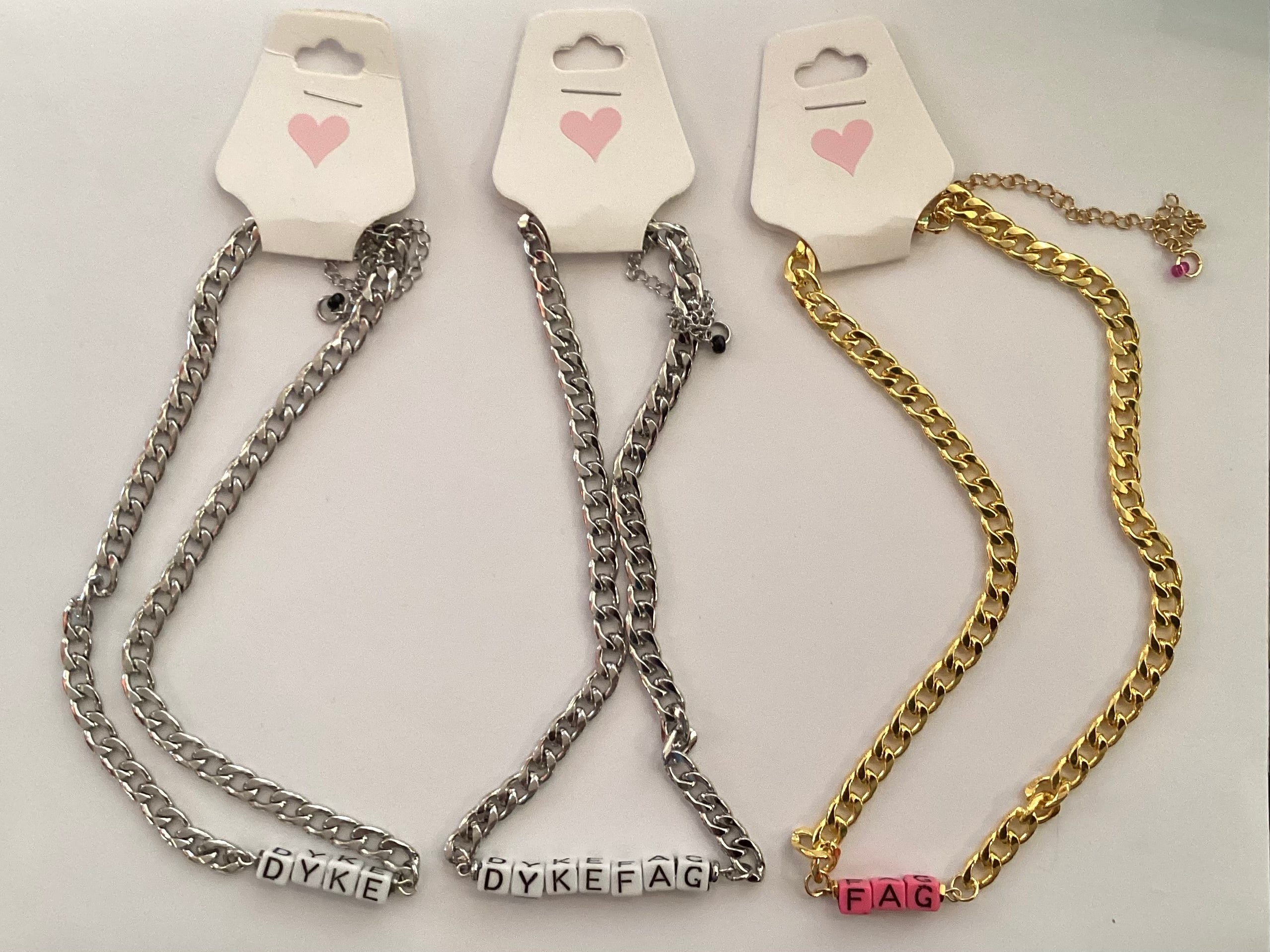 Izzy Delan - Letter block necklaces