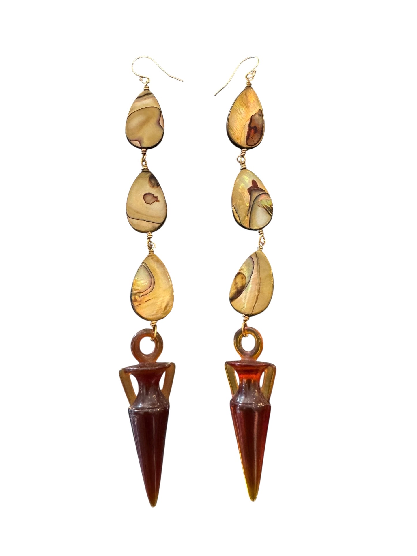 Devlin Shand - Amphorae Teardrop Earrings