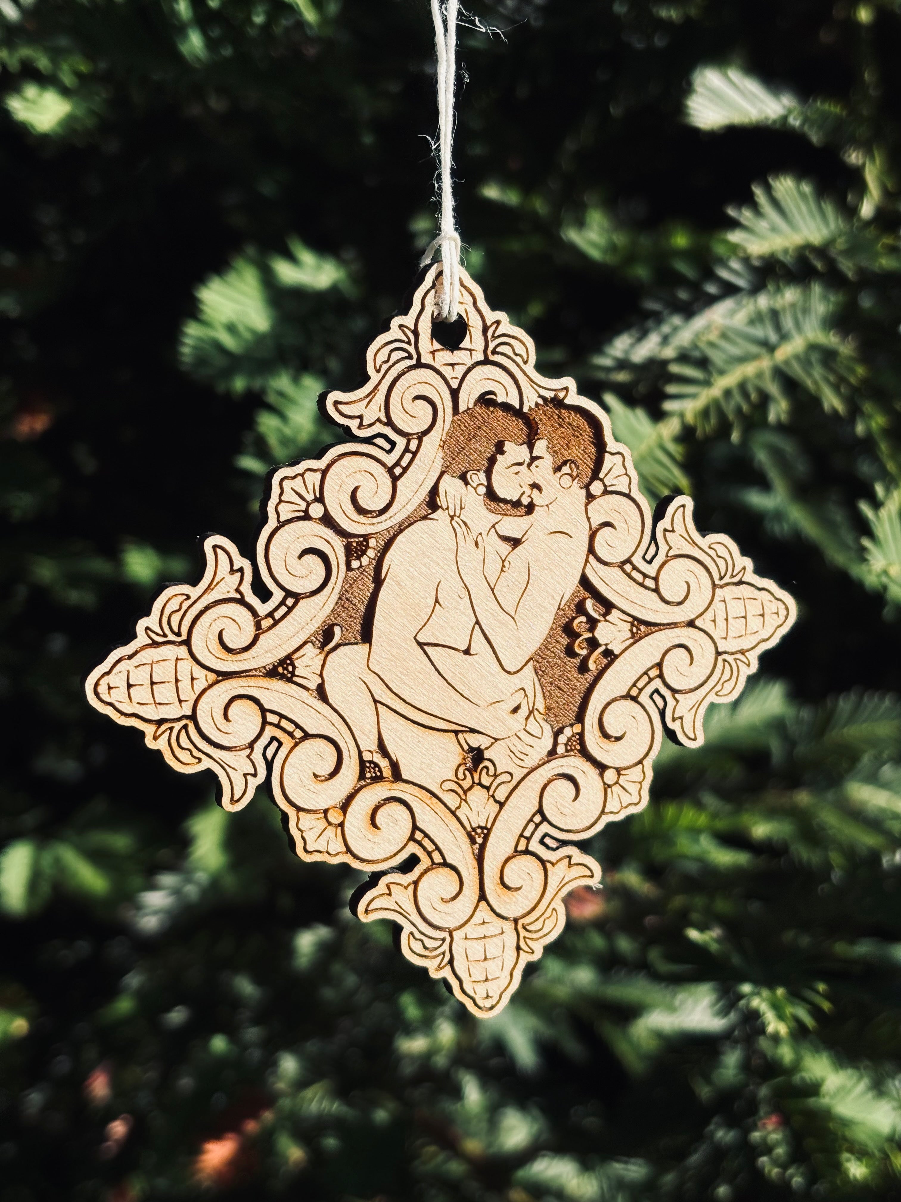 Our Fellow Mortals - Laser Cut Wood Ornaments