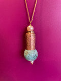 Devlin Shand - Antique Turquoise and Etched Bullet Necklace