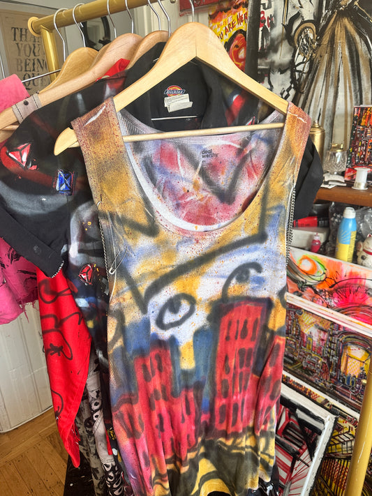 Eloterio Lopez - City Scape white tank