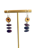 Devlin Shand - eyeball drop disc earrings
