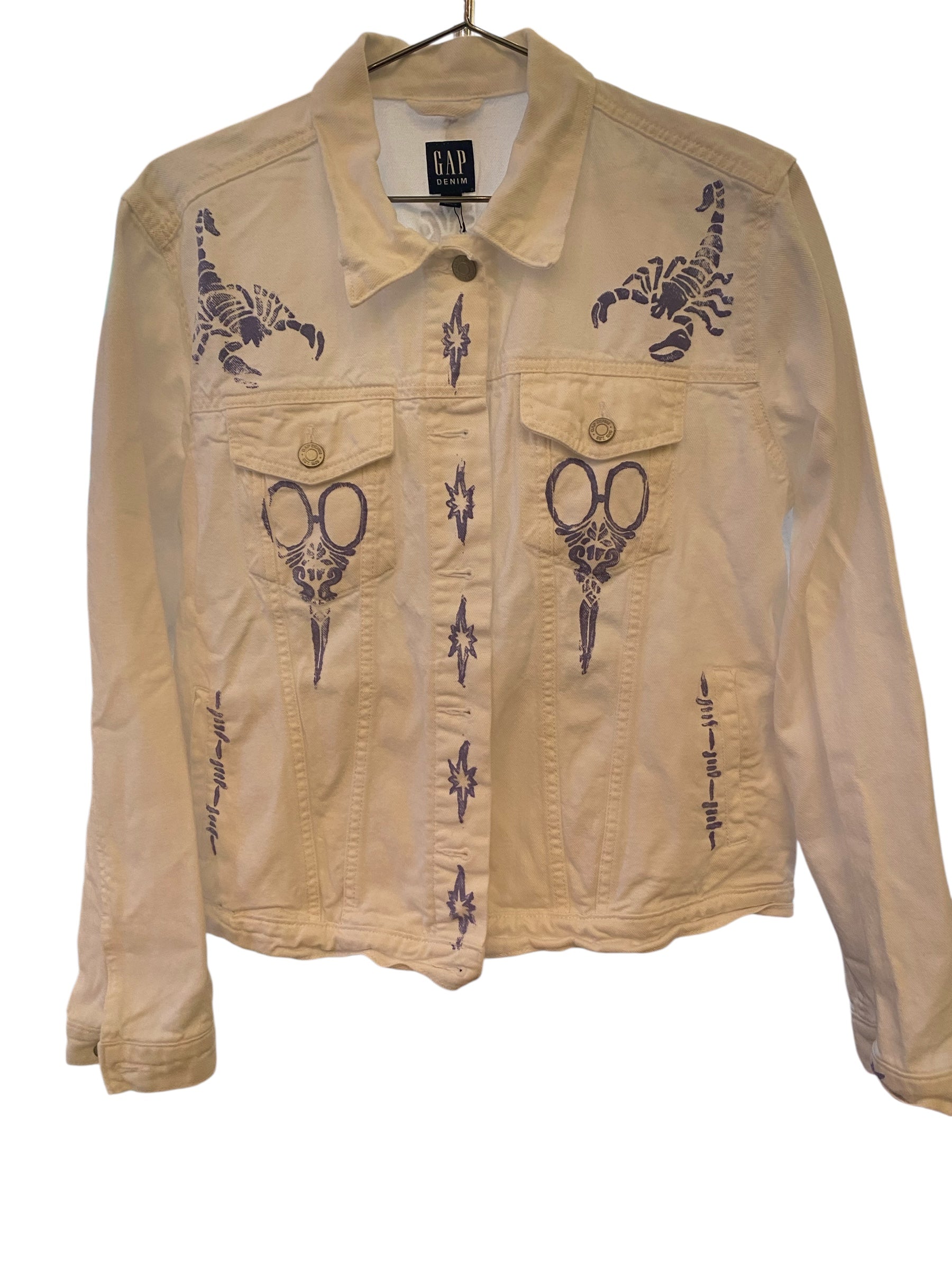 Sam Myers - Block Printed Denim Jacket