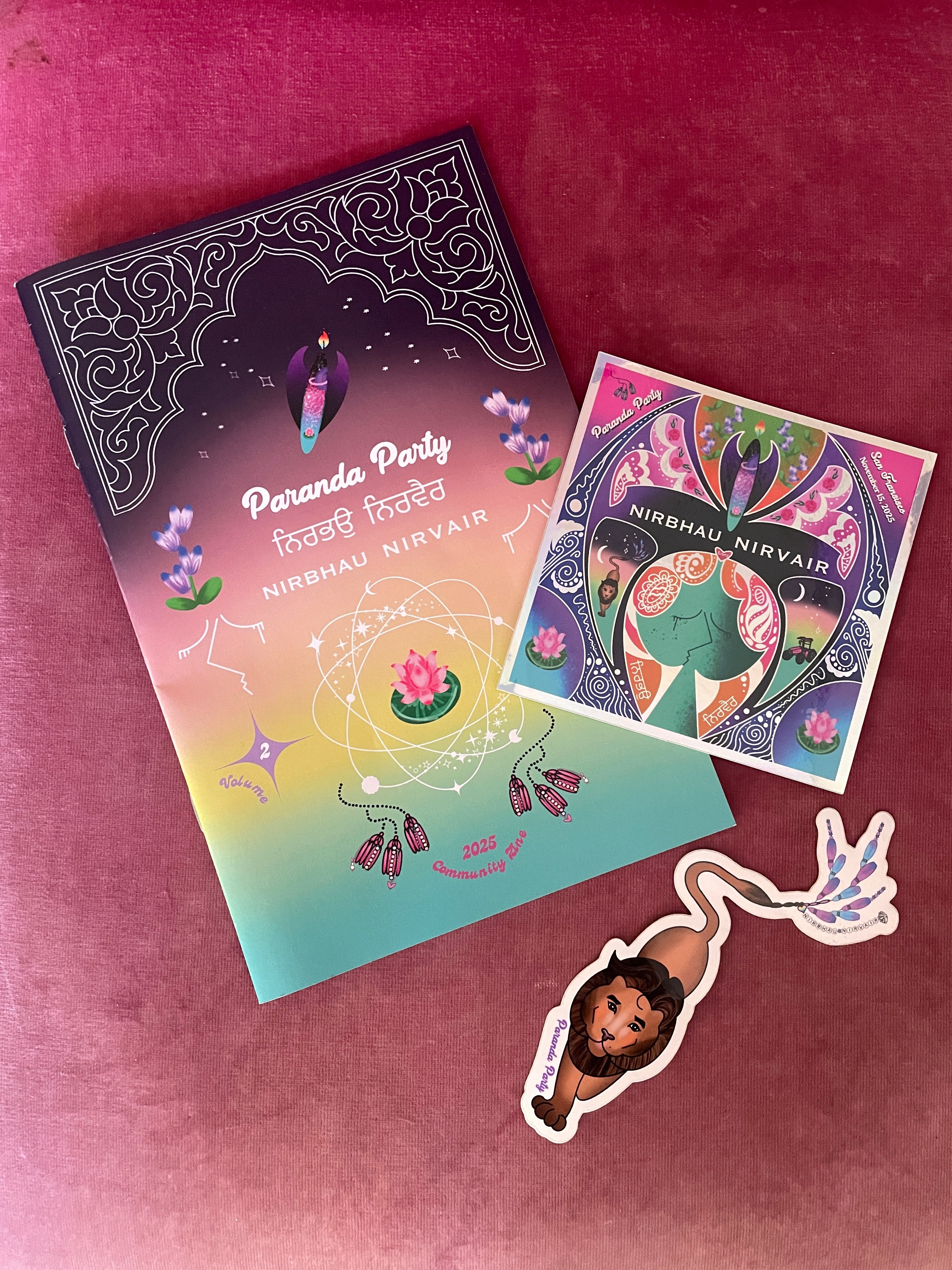 Fatima Zaidi - Paranda Party Gift Pack [Zine & Stickers]