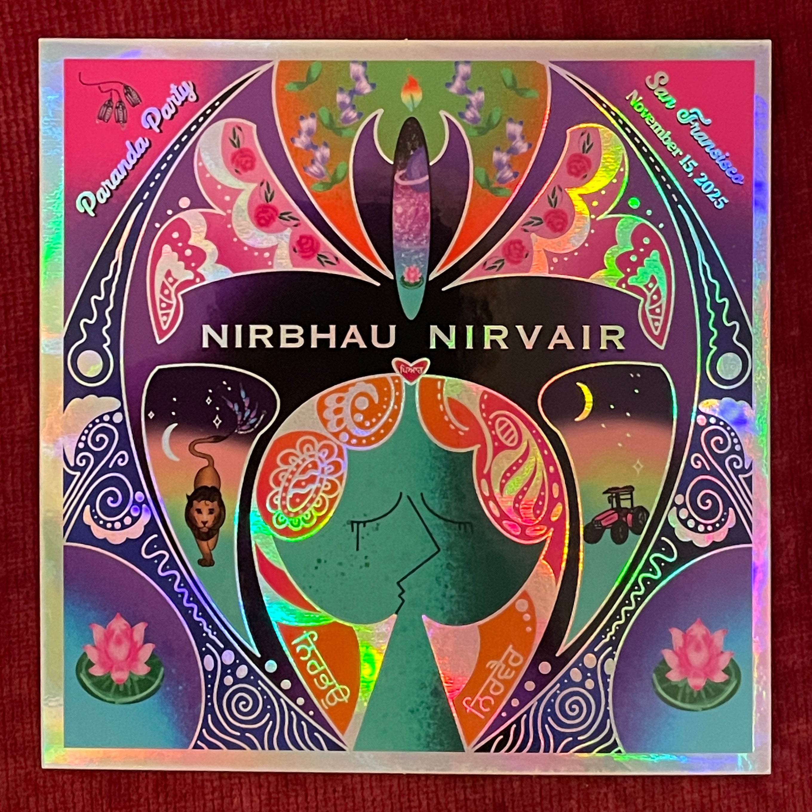 Fatima Zaidi - Desi Maximalist Holographic Stickers