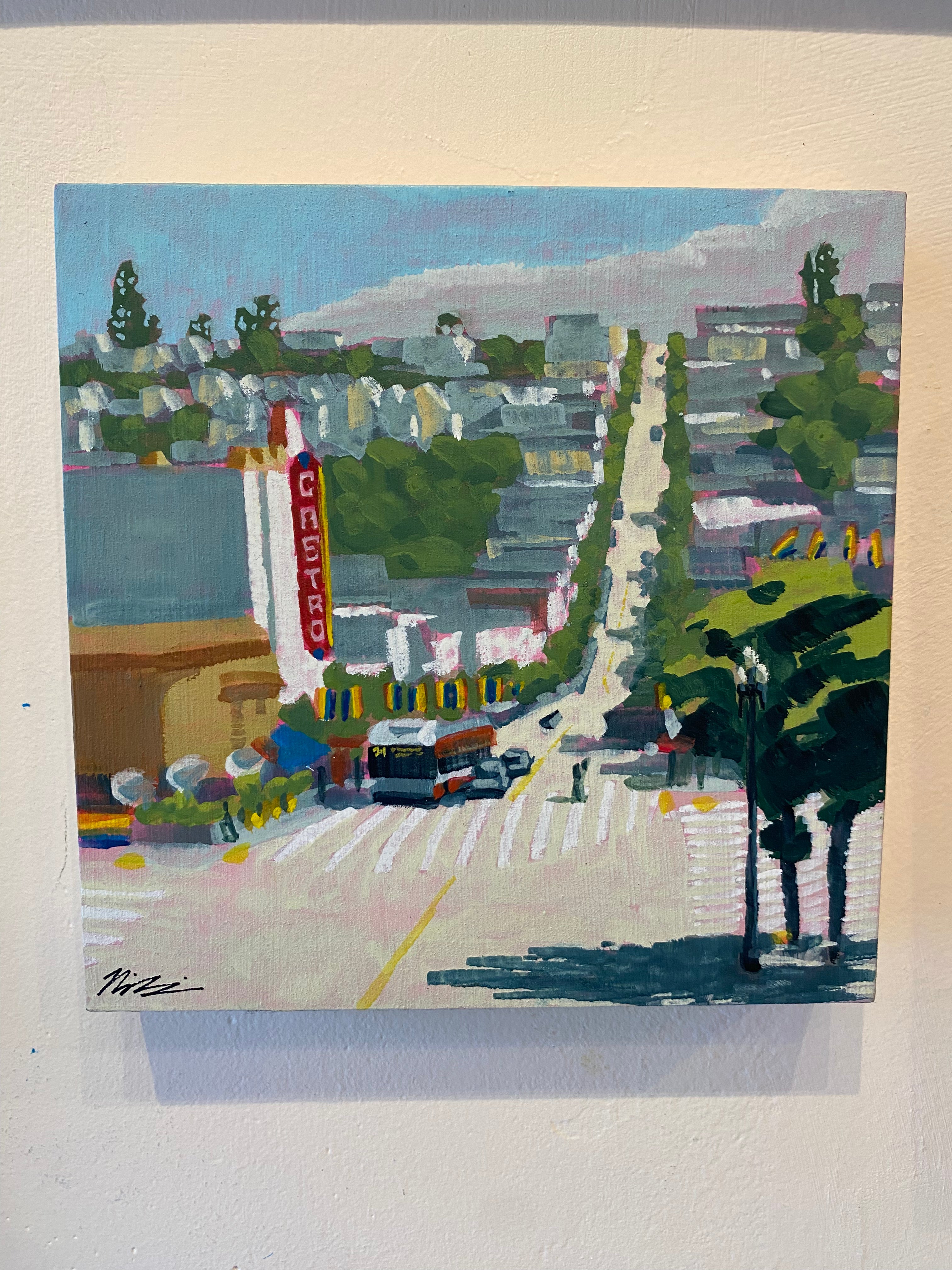 Nathaniel J. Bice - Castro Hill painting