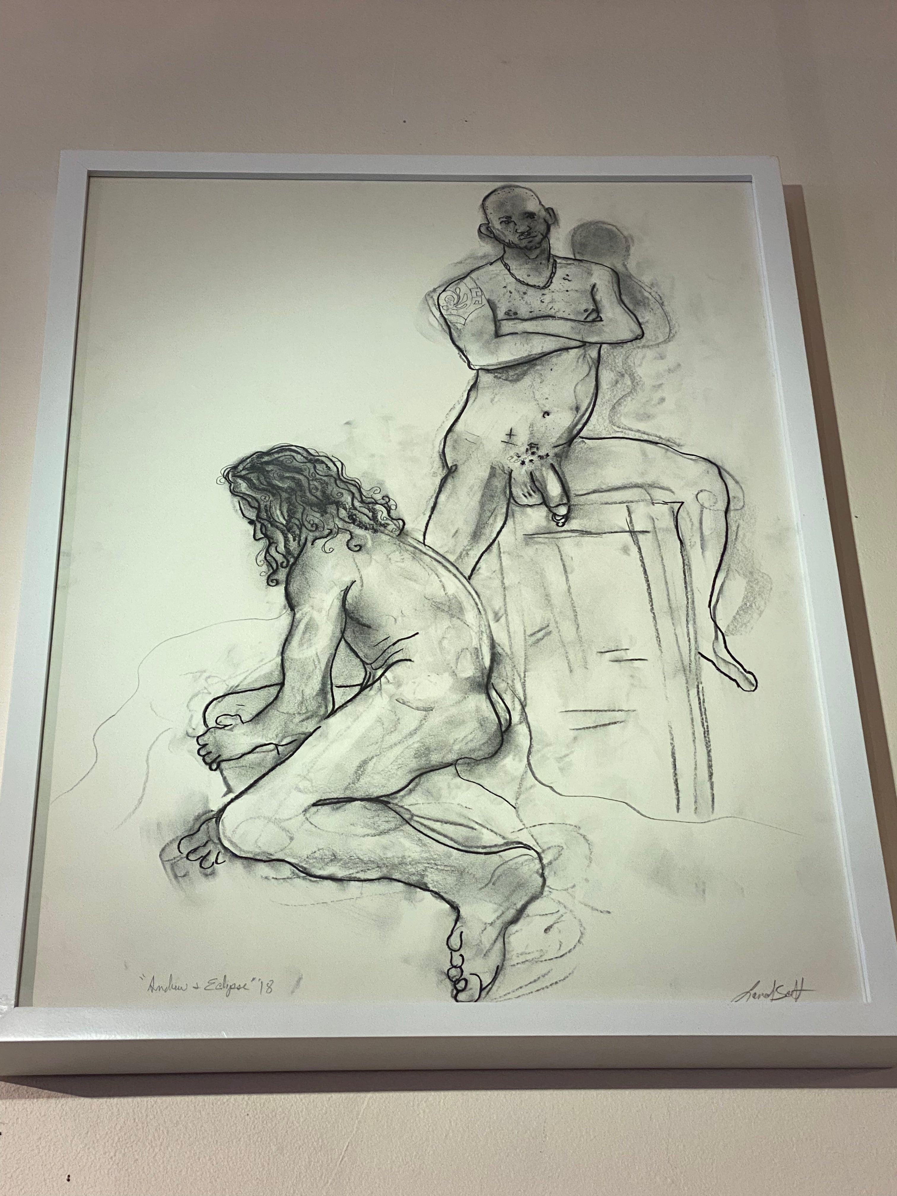 Lance Anthony - Andrew & Eclipse, 2018 drawing