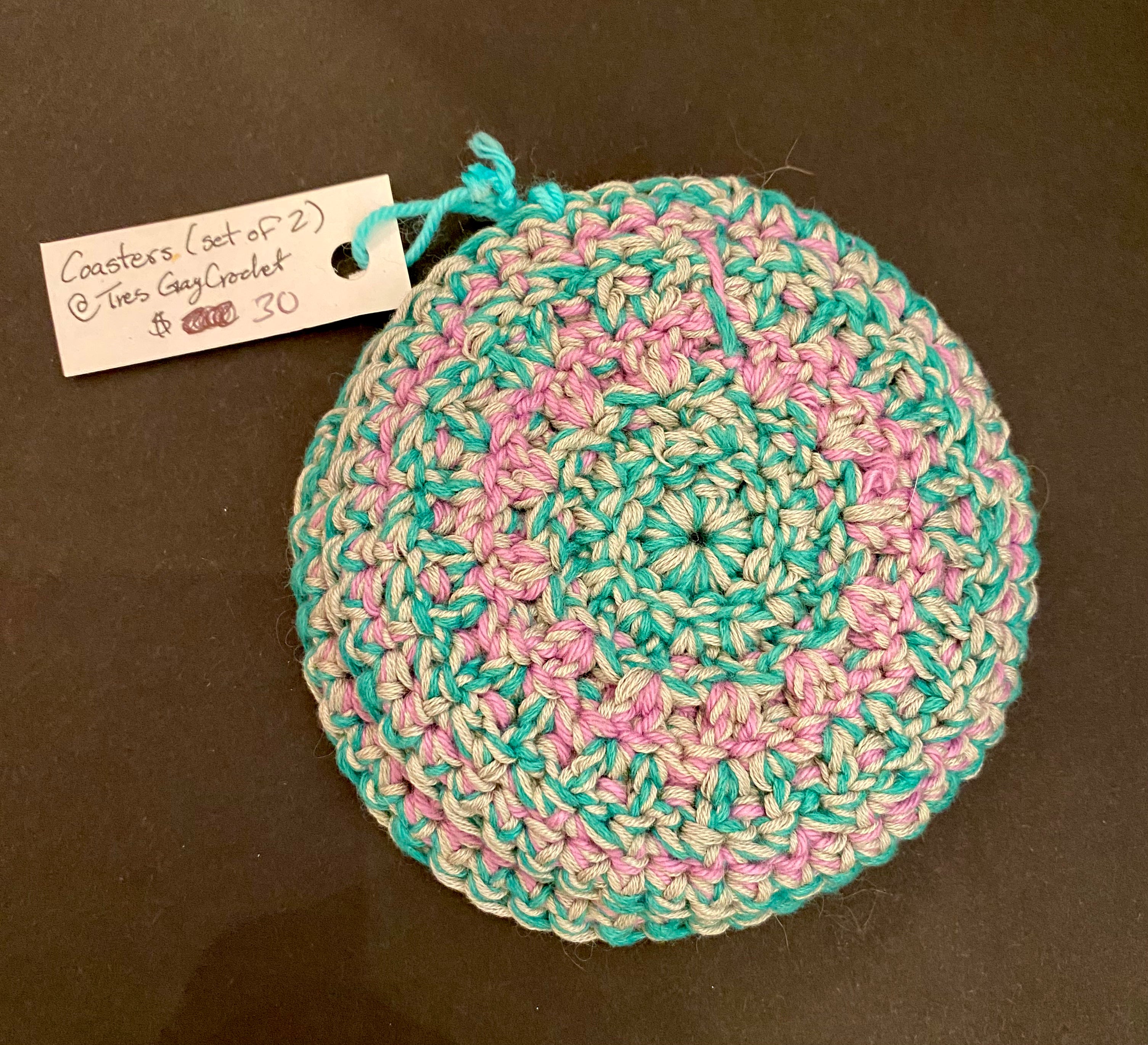 Nic Sommerfeld - Crocheted coasters
