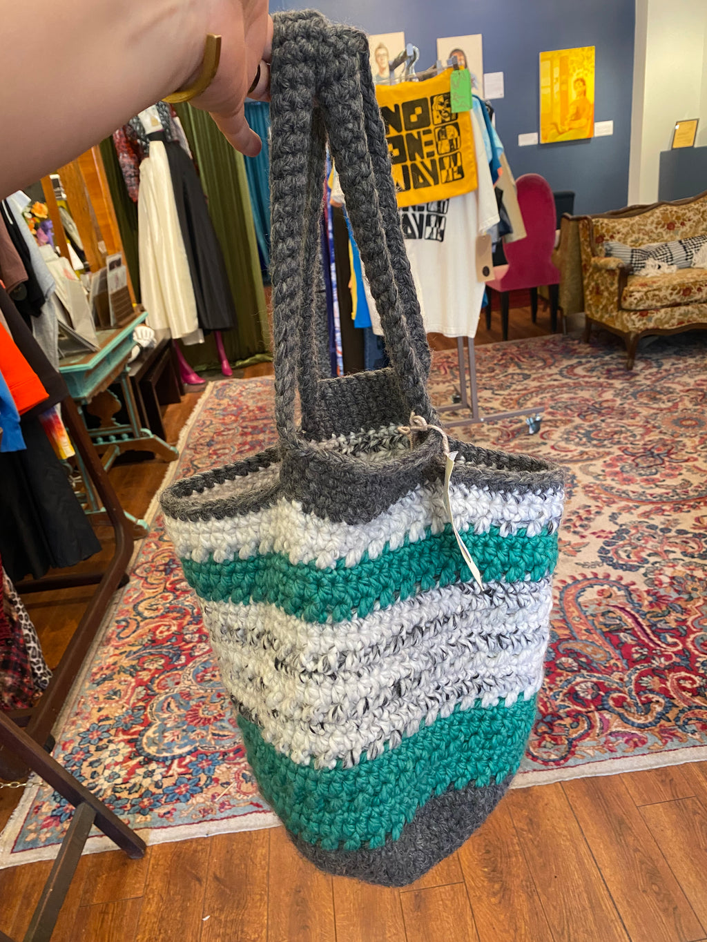 Nic Sommerfeld - Crocheted carry all bag