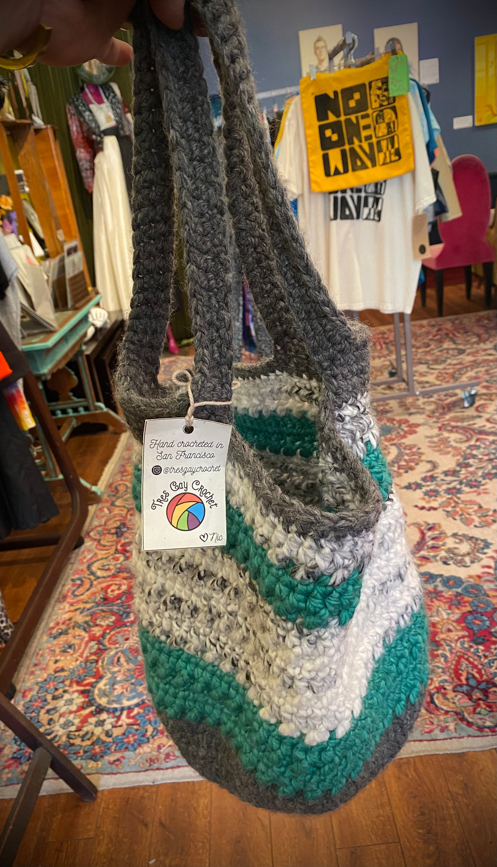 Nic Sommerfeld - Crocheted carry all bag