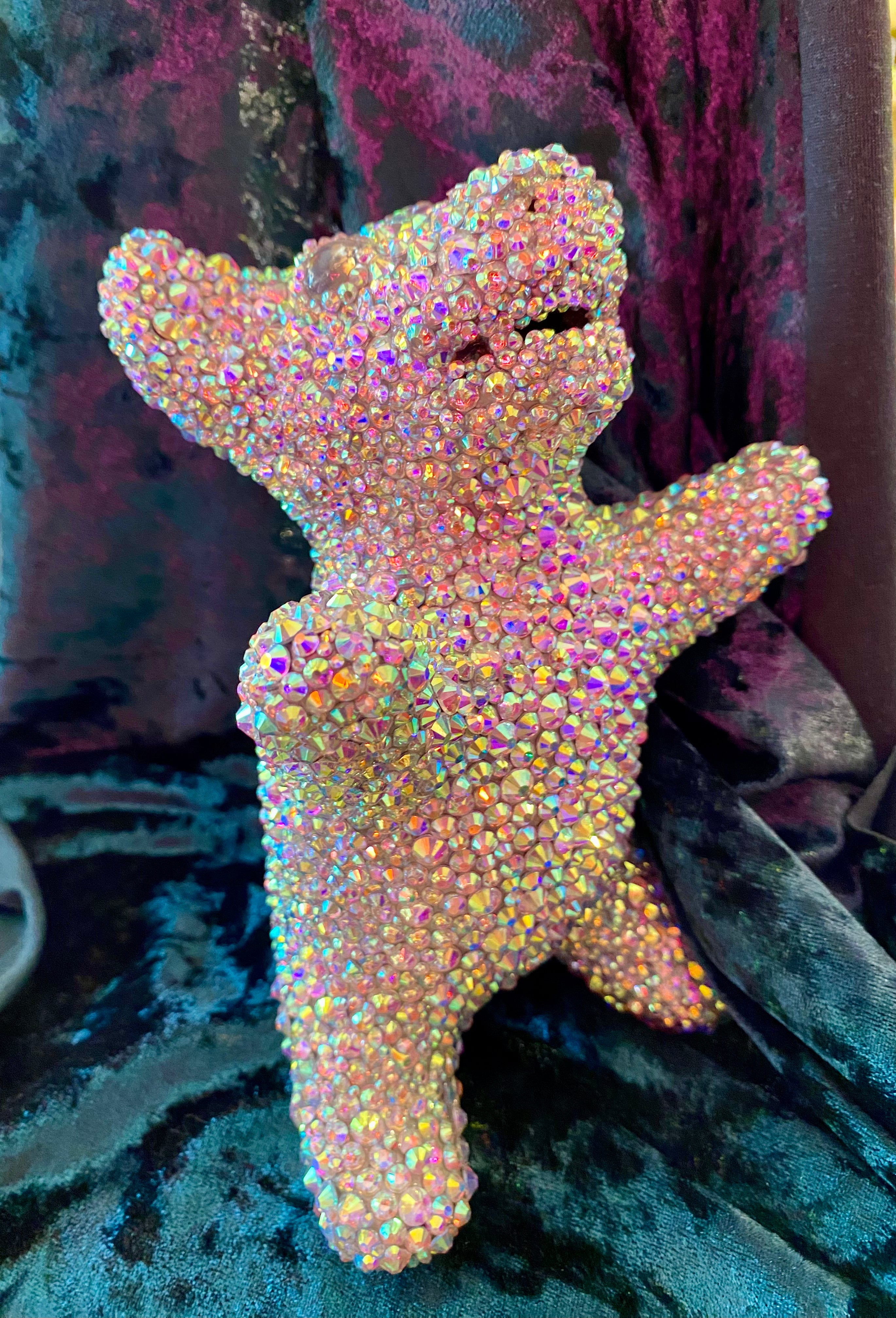 Oscar Graves - Rhinestone standing Colima dog