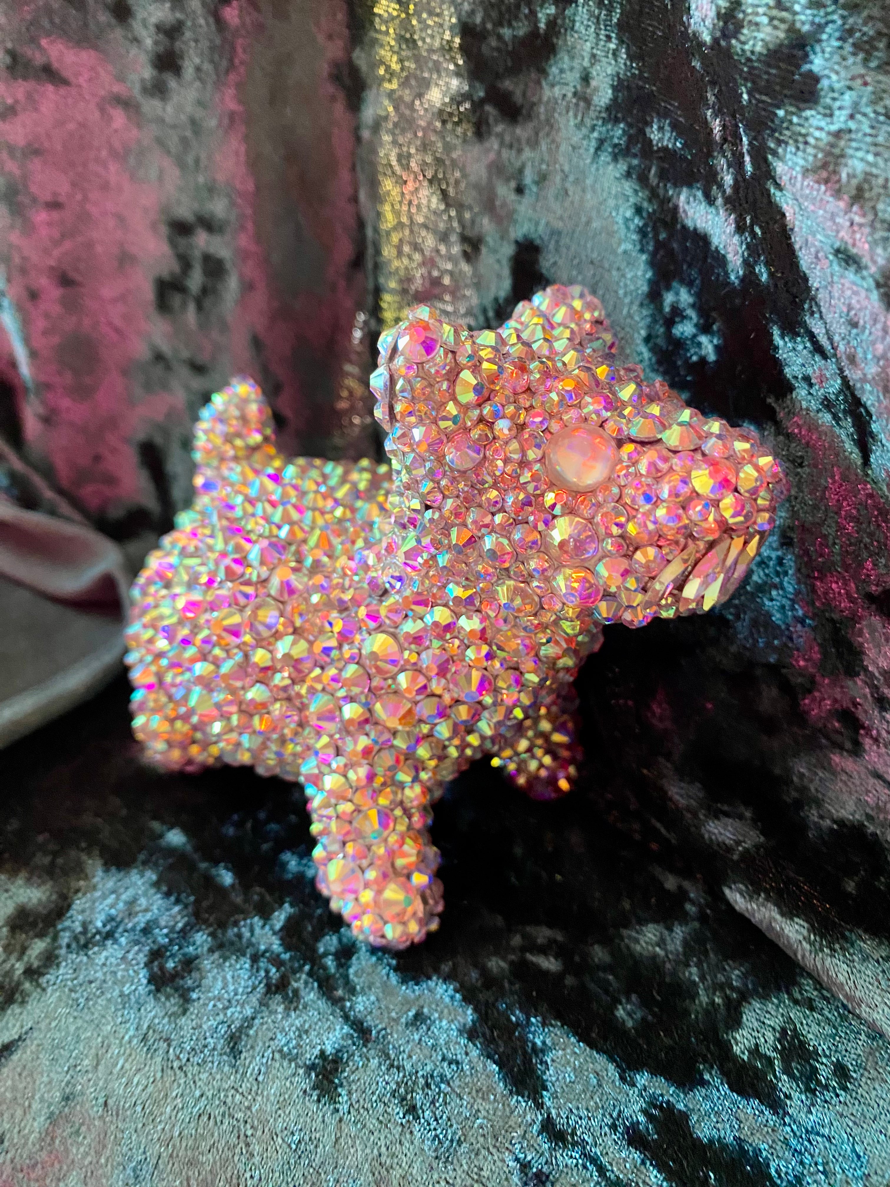 Oscar Graves - Rhinestone sitting Colima dog